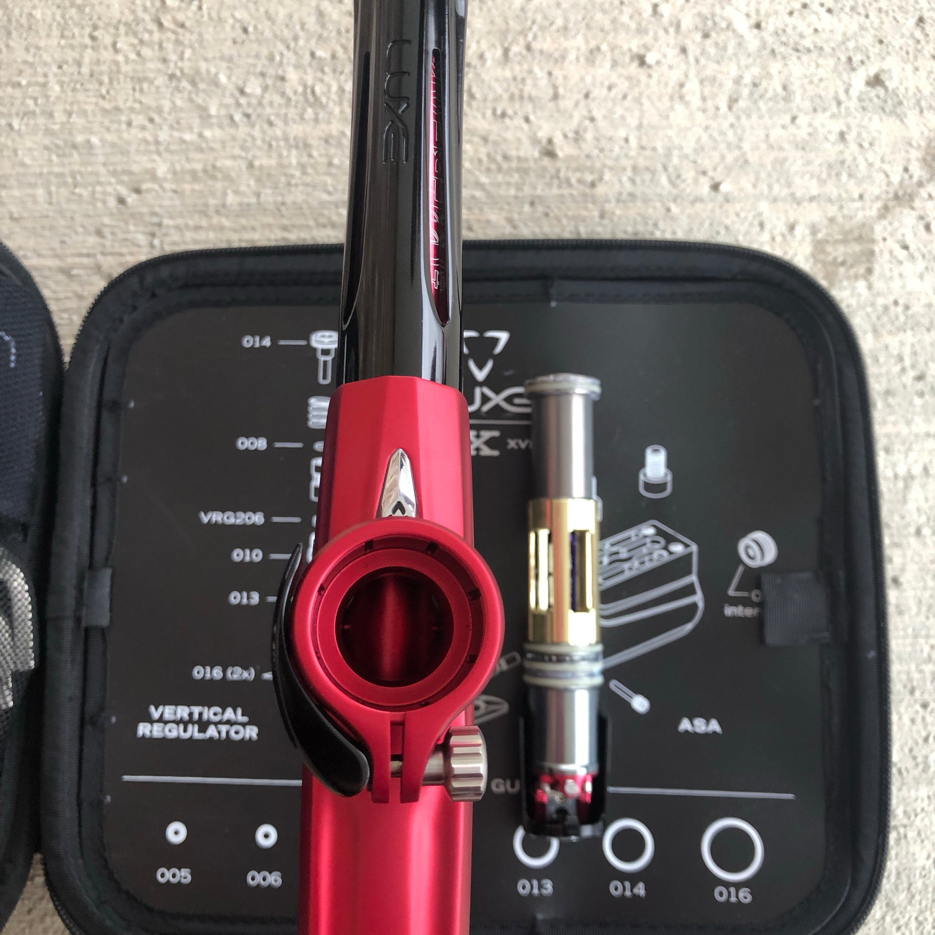Used DLX Luxe X Paintball Gun - Dust Red