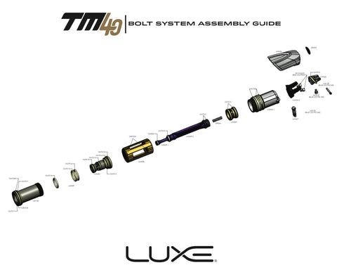 DLX Luxe TM40 Bolt System Parts Picker - Pick the Part You Need!