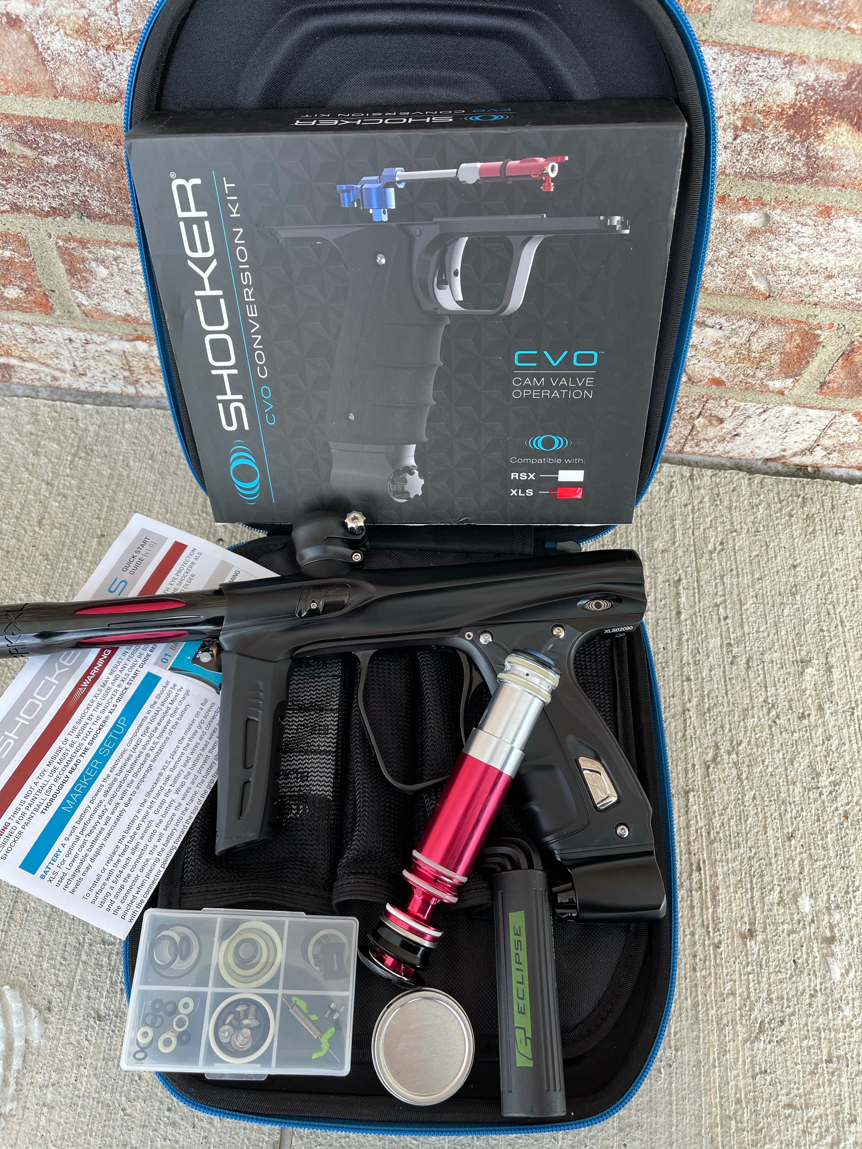 Used SP Shocker XLS Paintball Gun - Dust Black