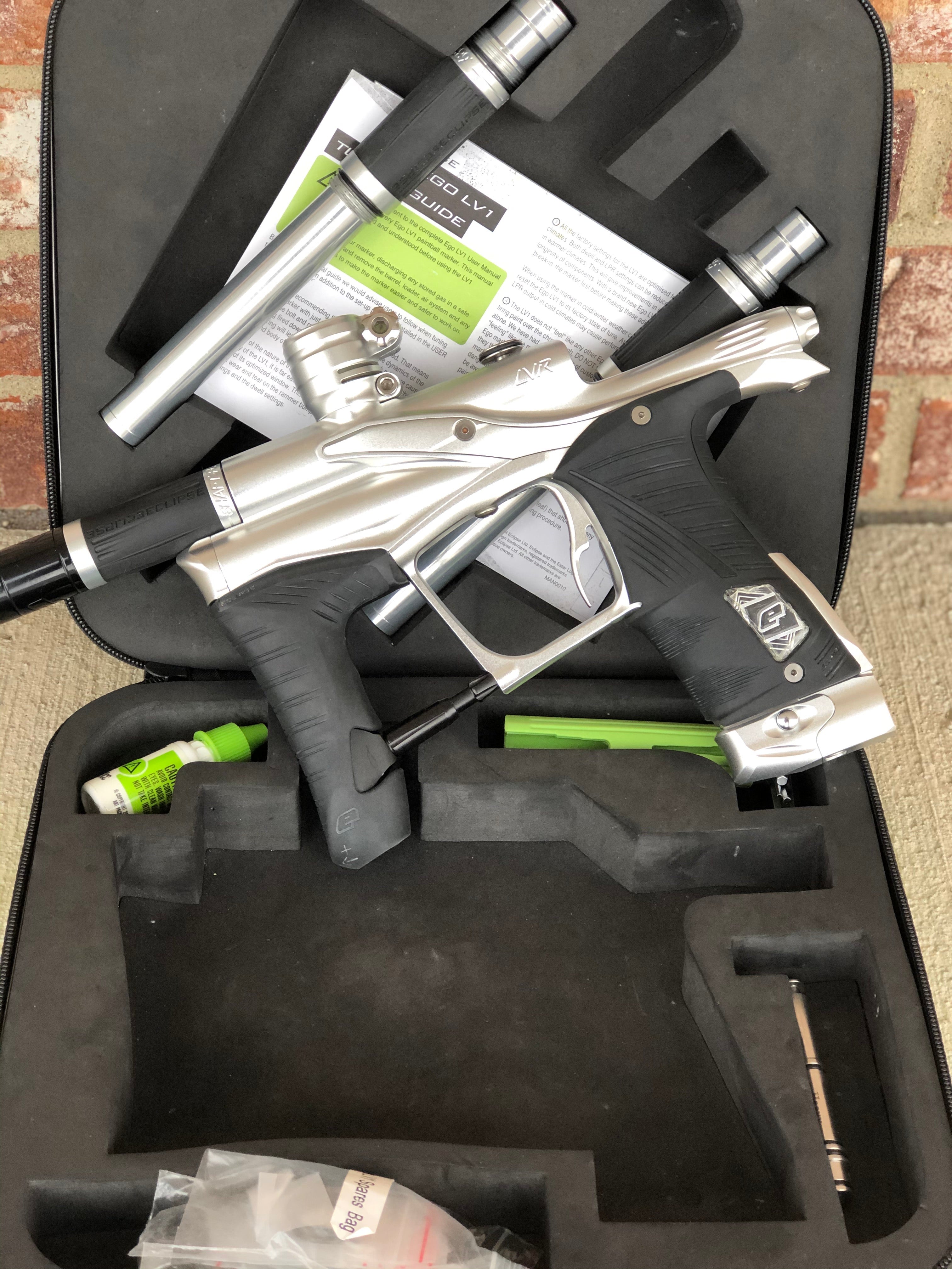 Used Planet Eclipse LVR Paintball Gun - Pure (Silver)