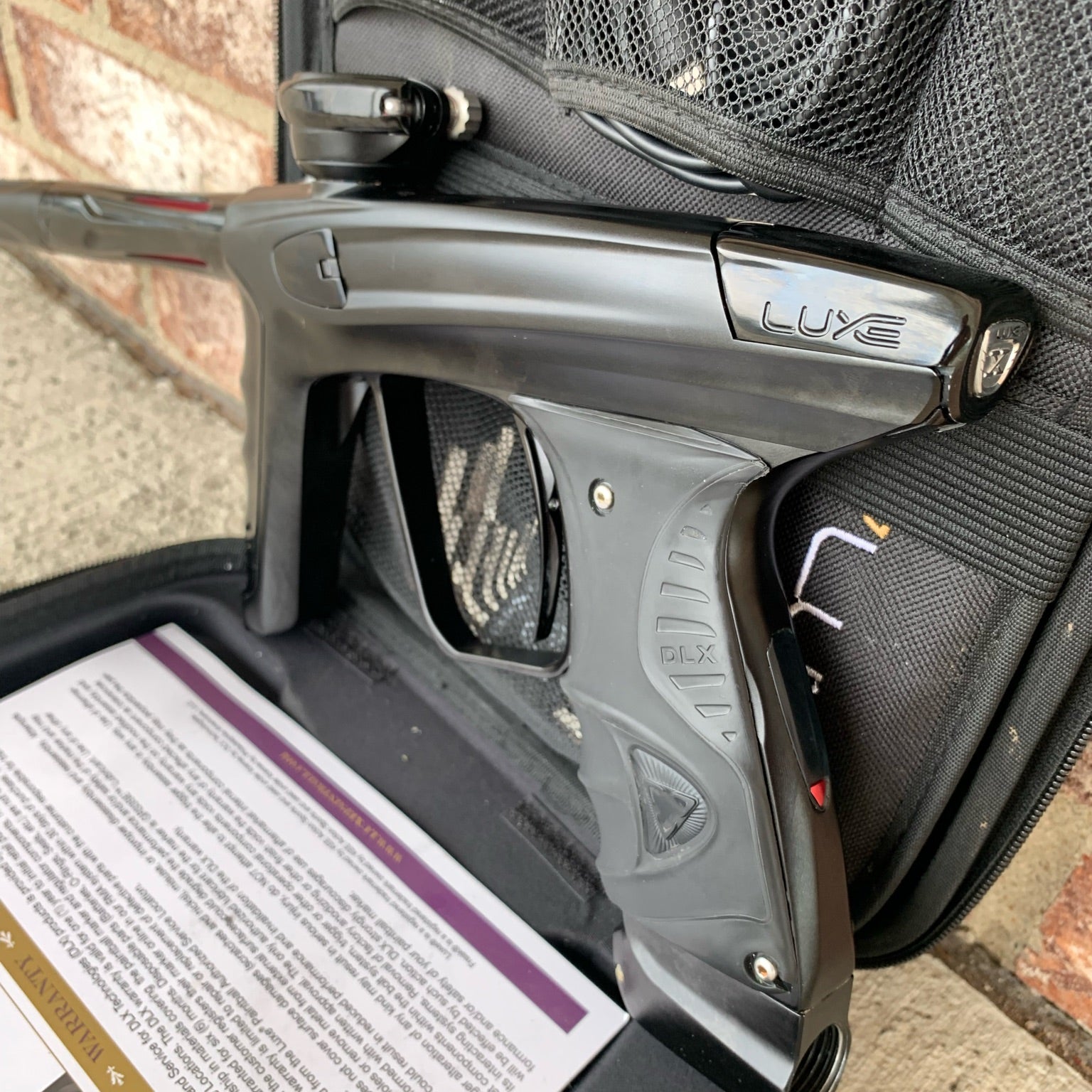 Used DLX Luxe X Paintball Gun - Black