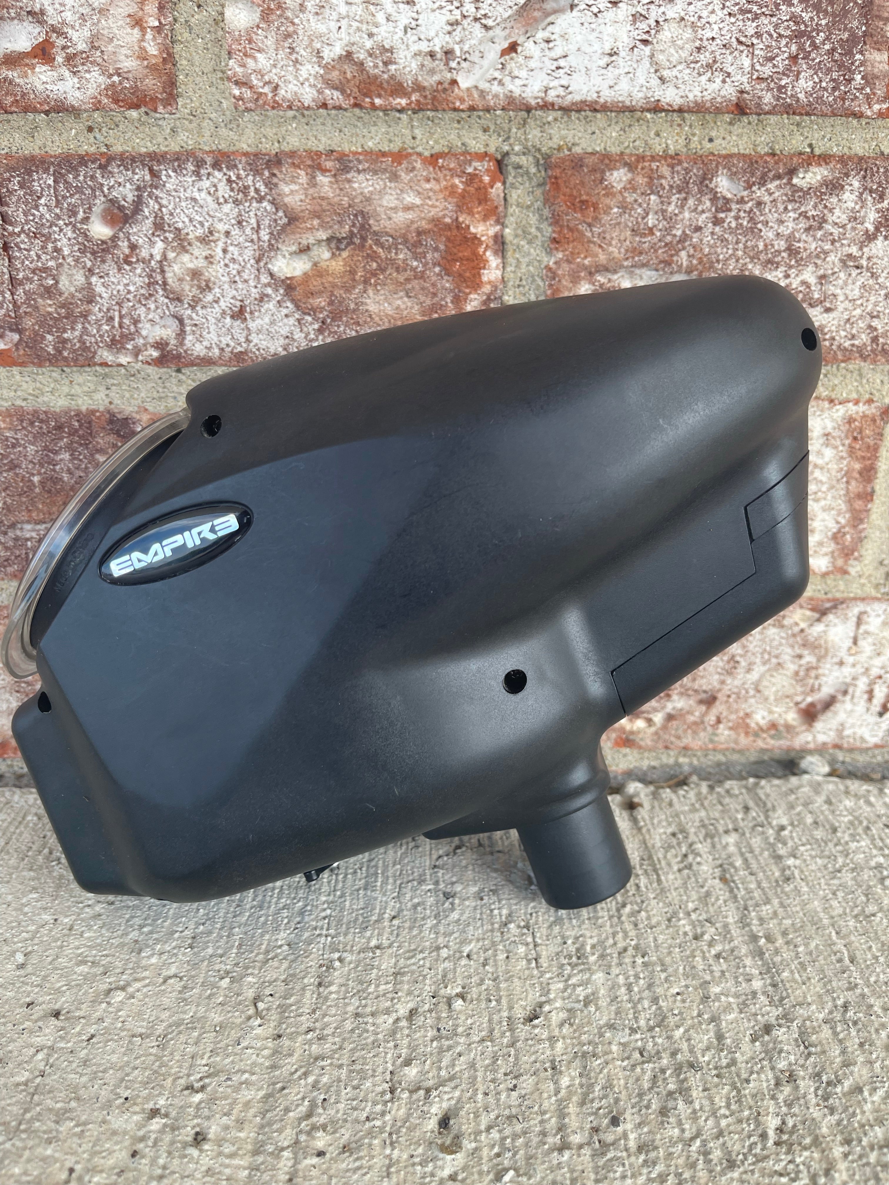 Used Empire Halo Too Paintball Loader - Black w/ Rip Drive