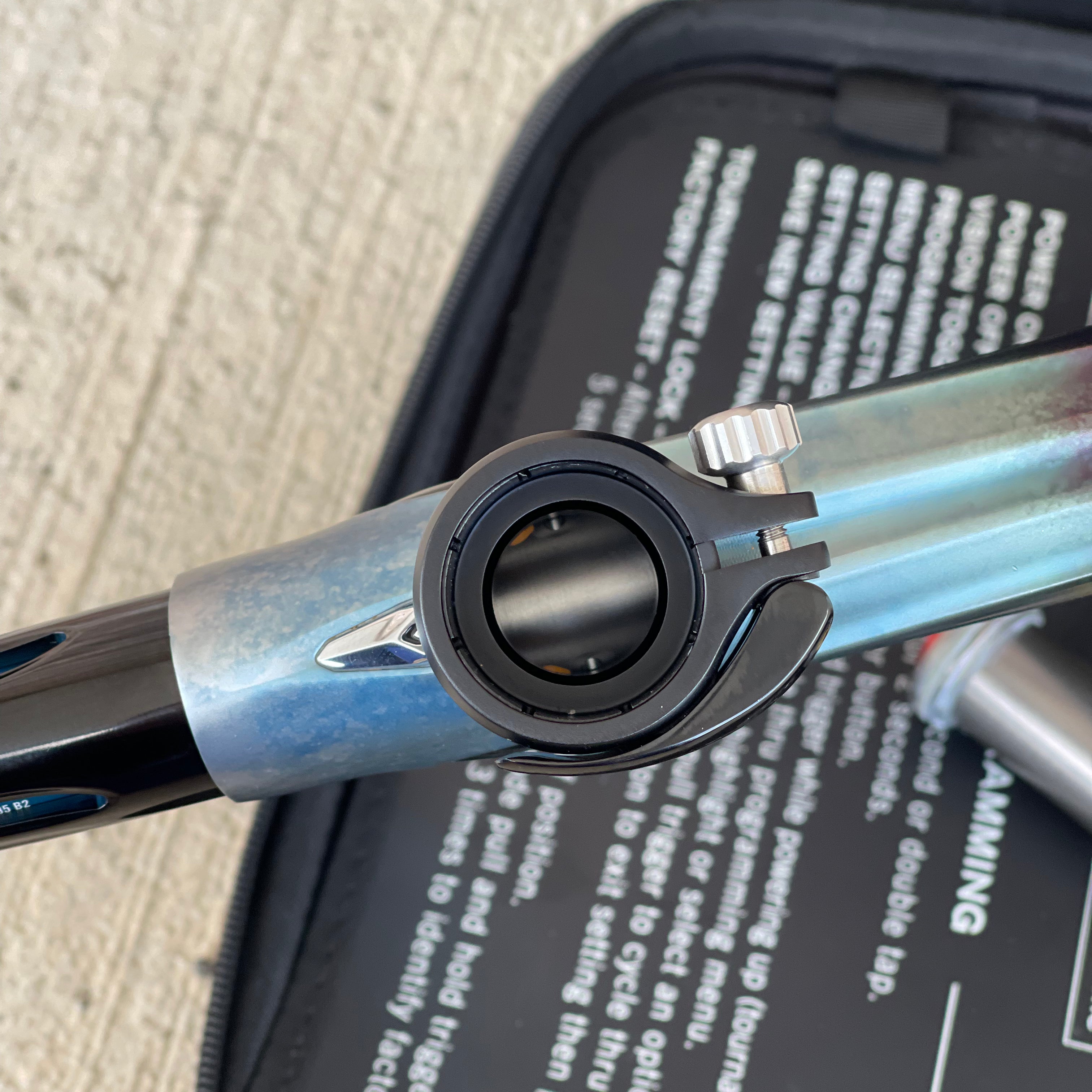 Used DLX Luxe TM40 Paintball Gun - Black Ice Fade