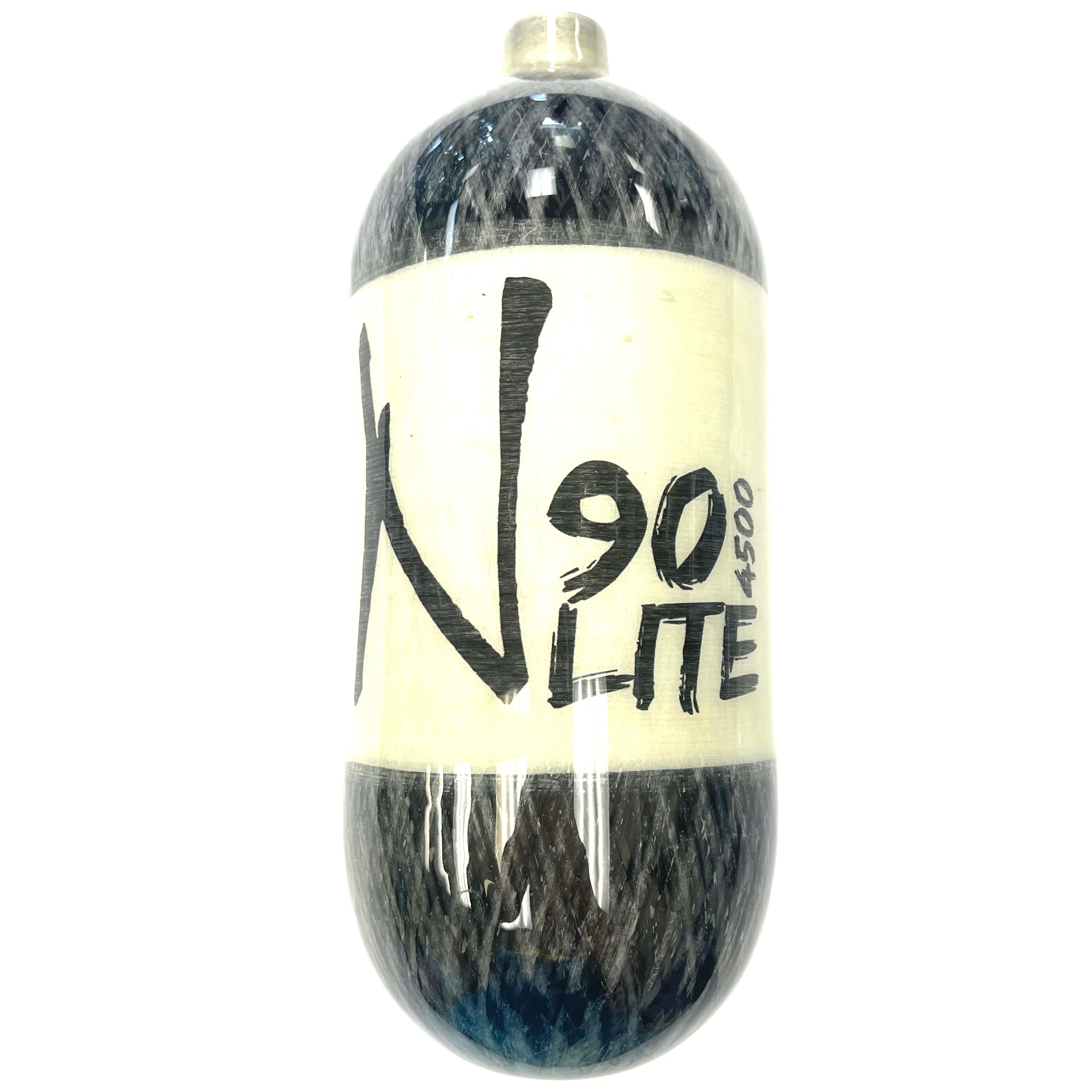 Ninja Carbon Fiber Lite 90/4500 Paintball Tank - Grey Ghost - BOTTLE ONLY
