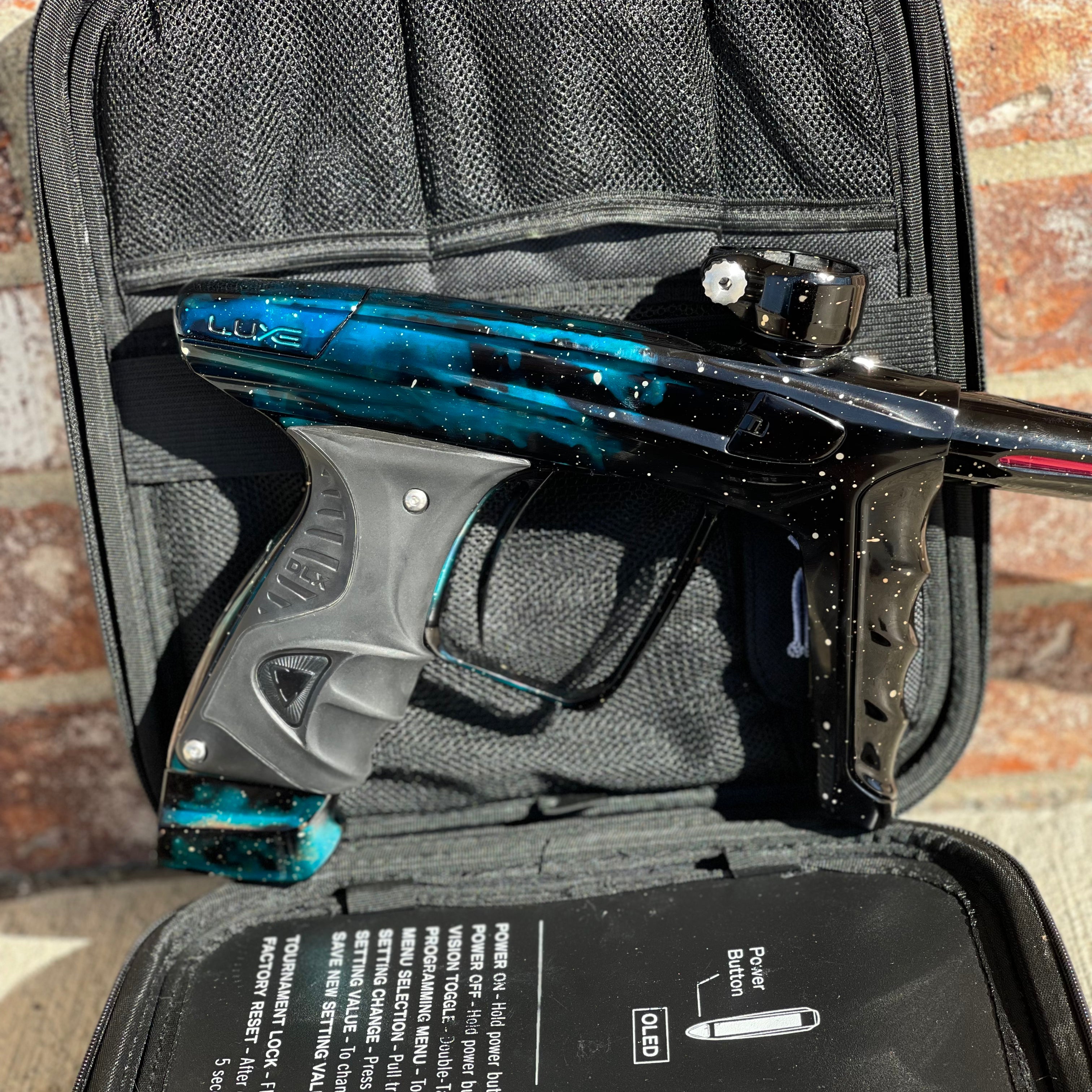 Used DLX Luxe X Paintball Gun - LE Gloss Galaxy Fade