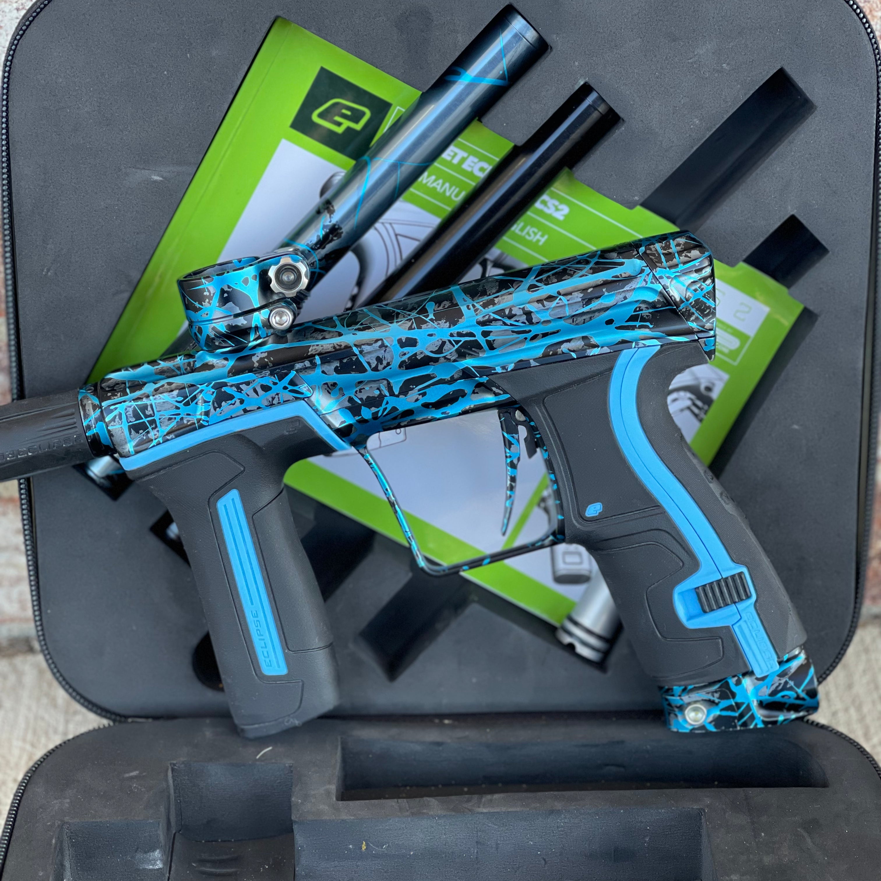 Used Planet Eclipse CS2 Paintball Gun - Aftershock Splash