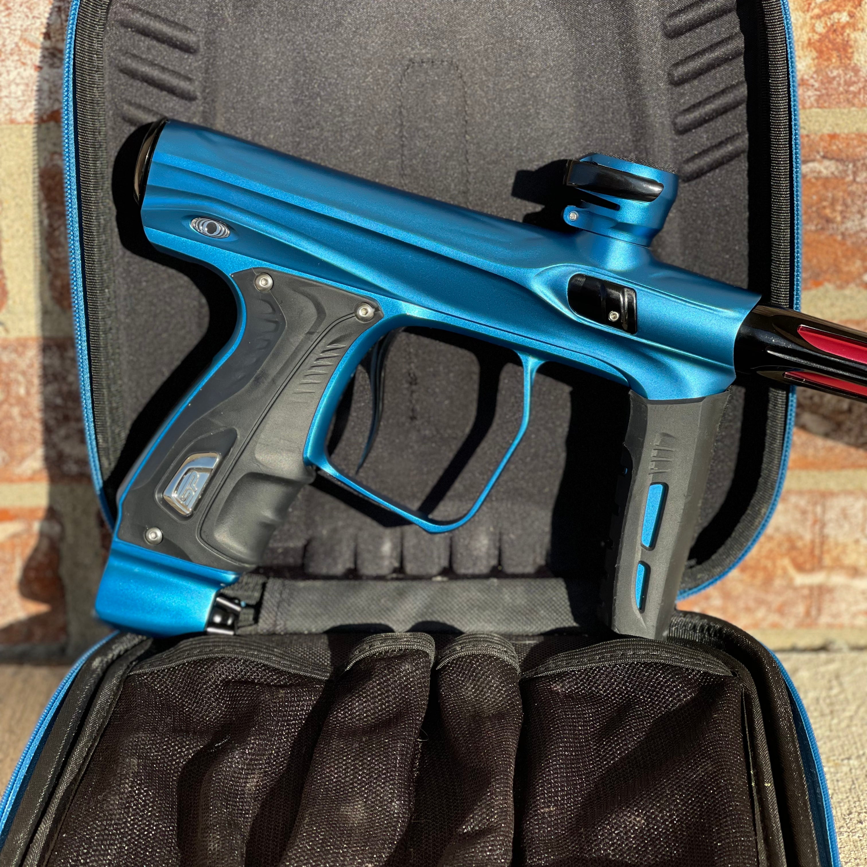Used Shocker XLS Paintball Gun - Blue/Black