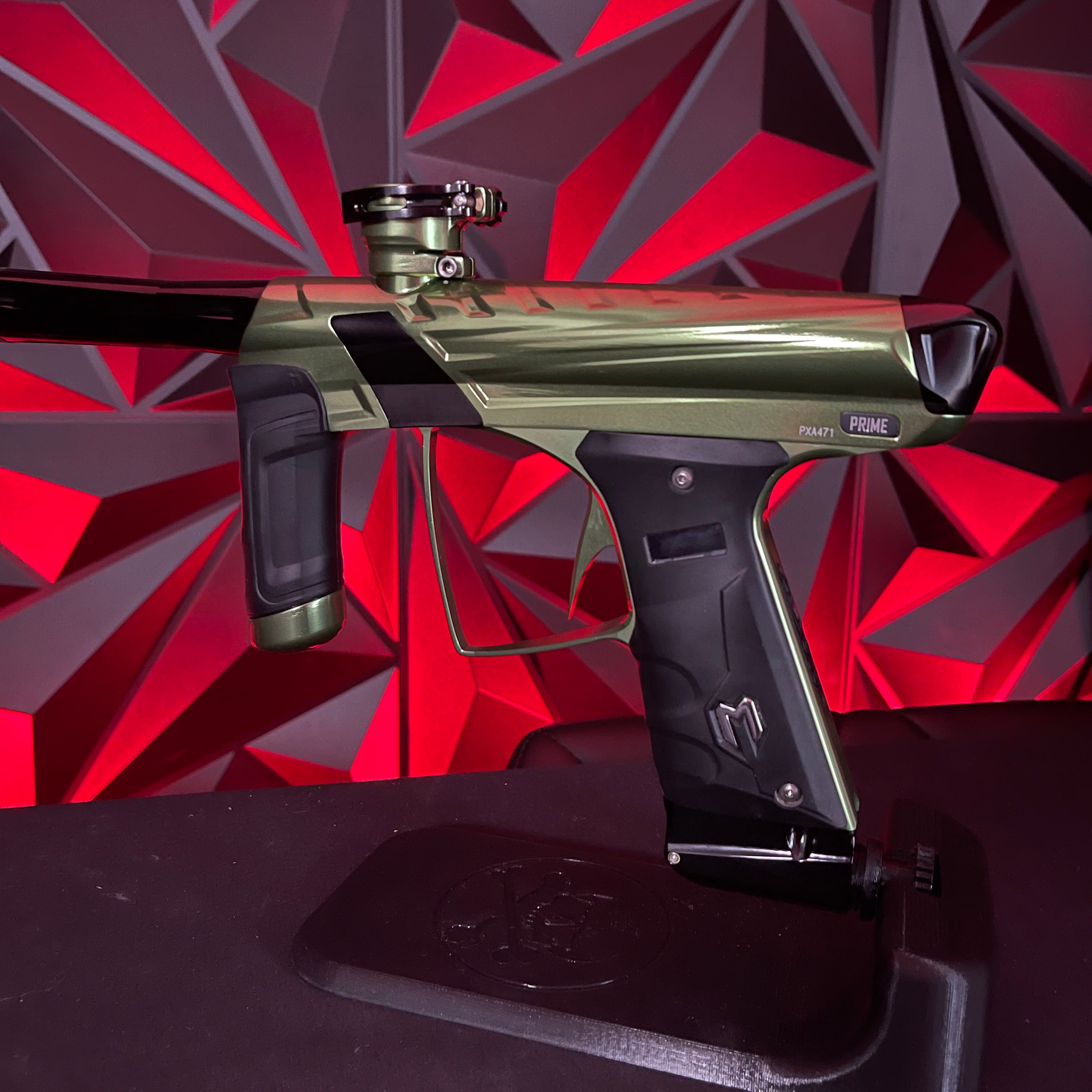 Used MacDev Prime XTS Paintball Gun - Polished Olive