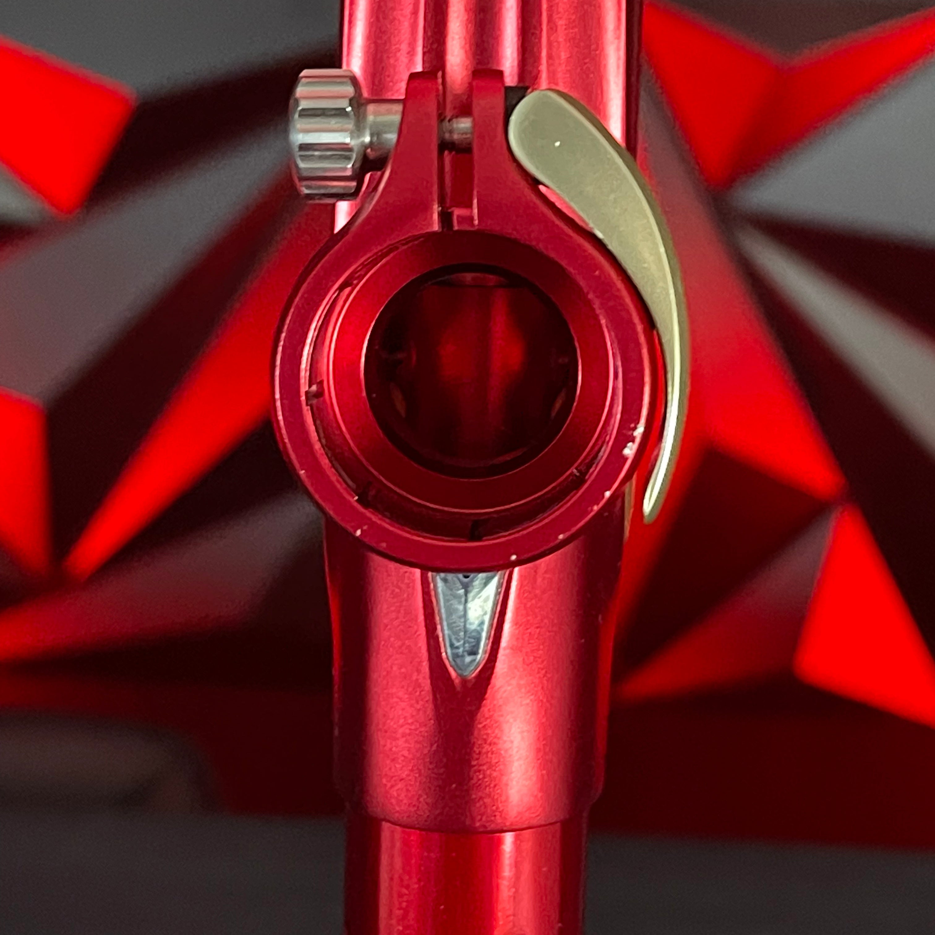 Used DLX Luxe TM40 Paintball Gun - Dust Red / Gloss Gold