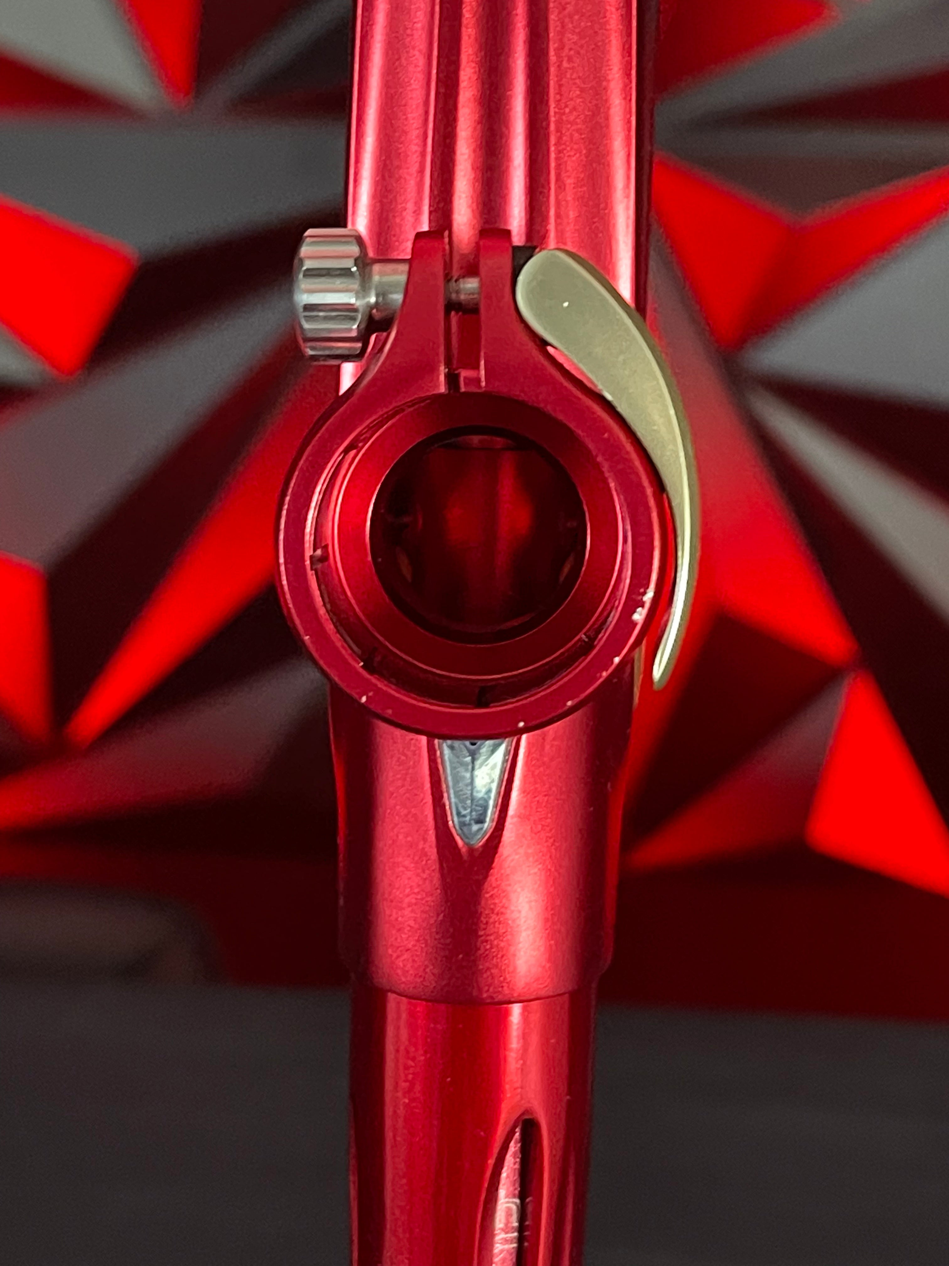 Used DLX Luxe TM40 Paintball Gun - Dust Red / Gloss Gold