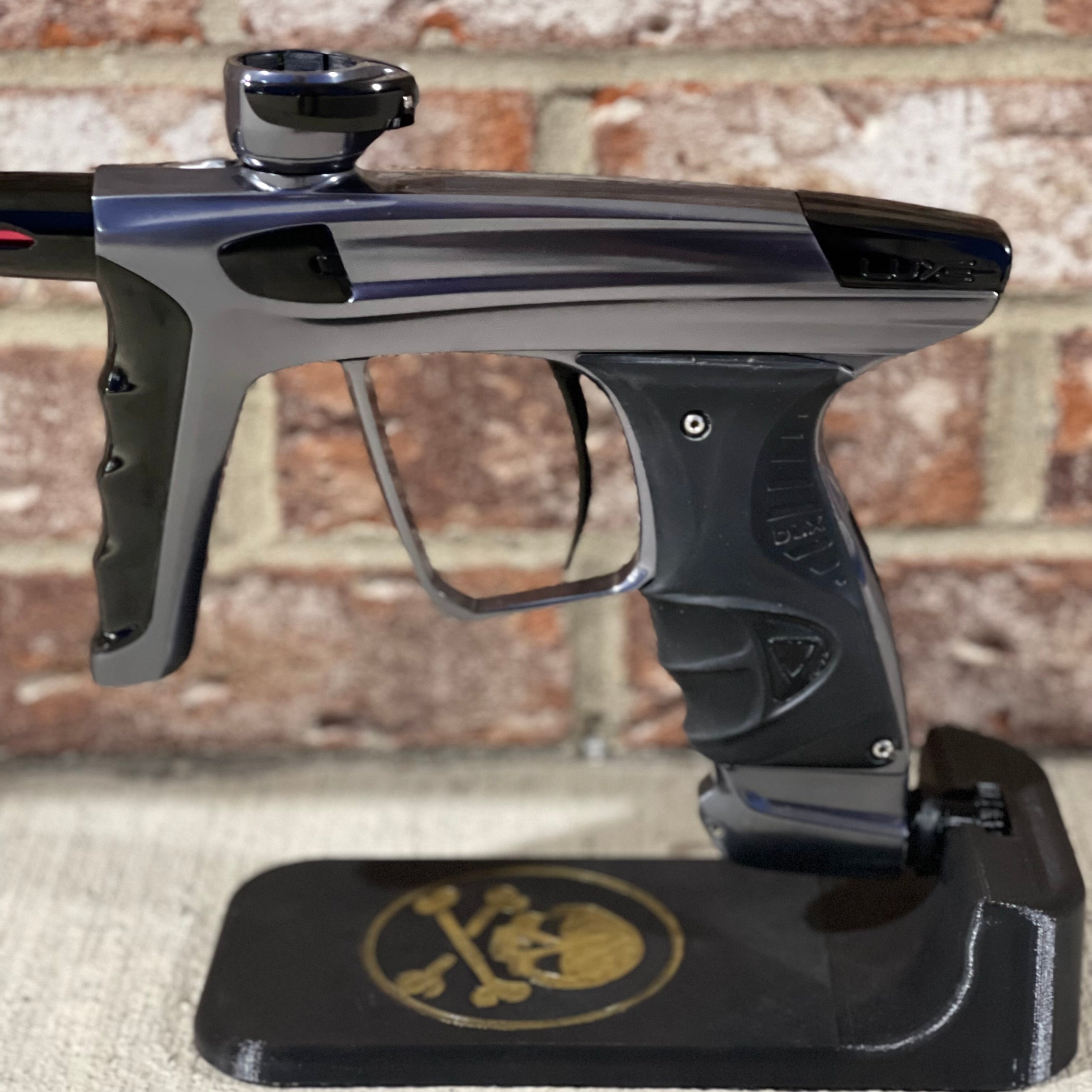 Used DLX Luxe X Paintball Gun - Pewter / Black