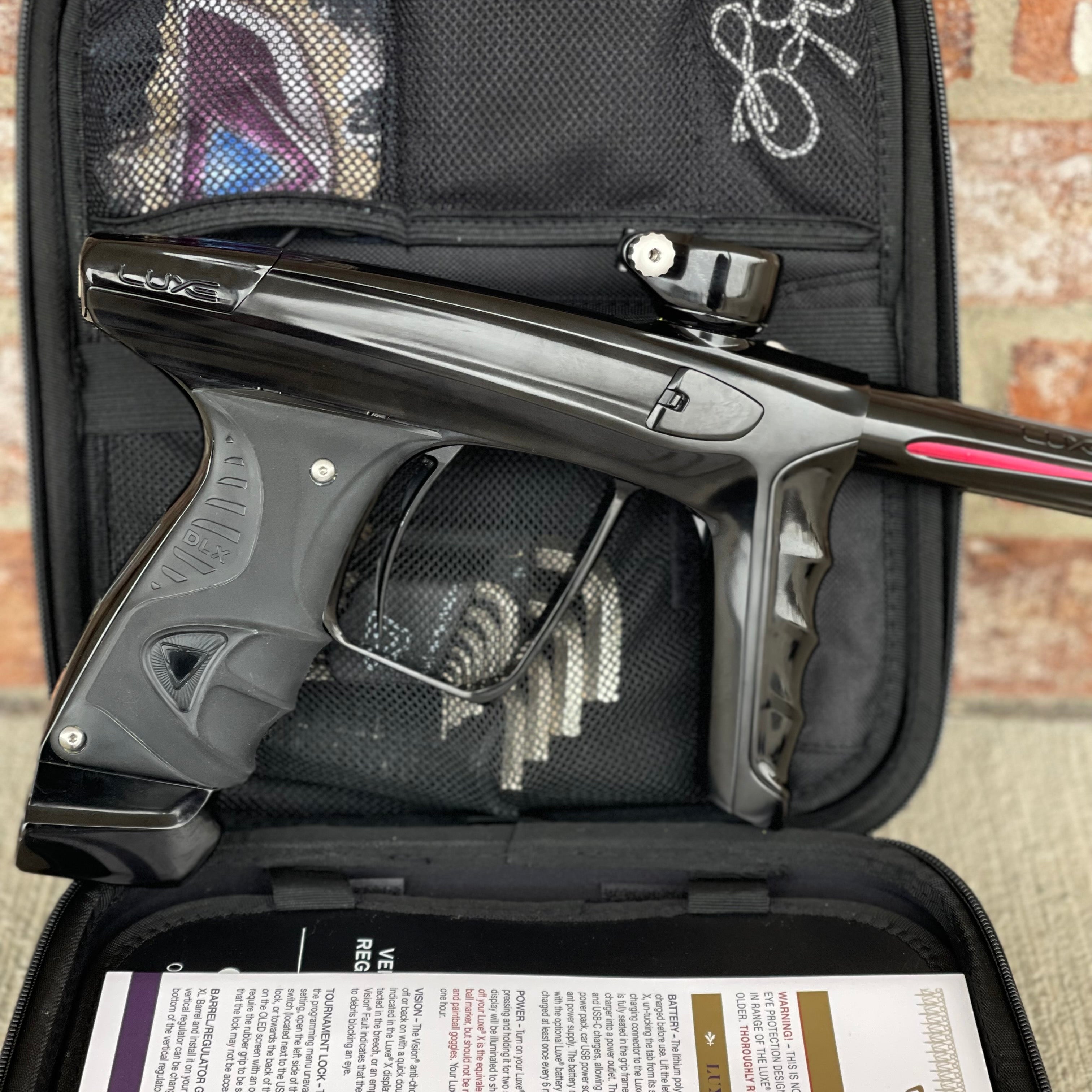 Used DLX Luxe X Paintball Gun - Black