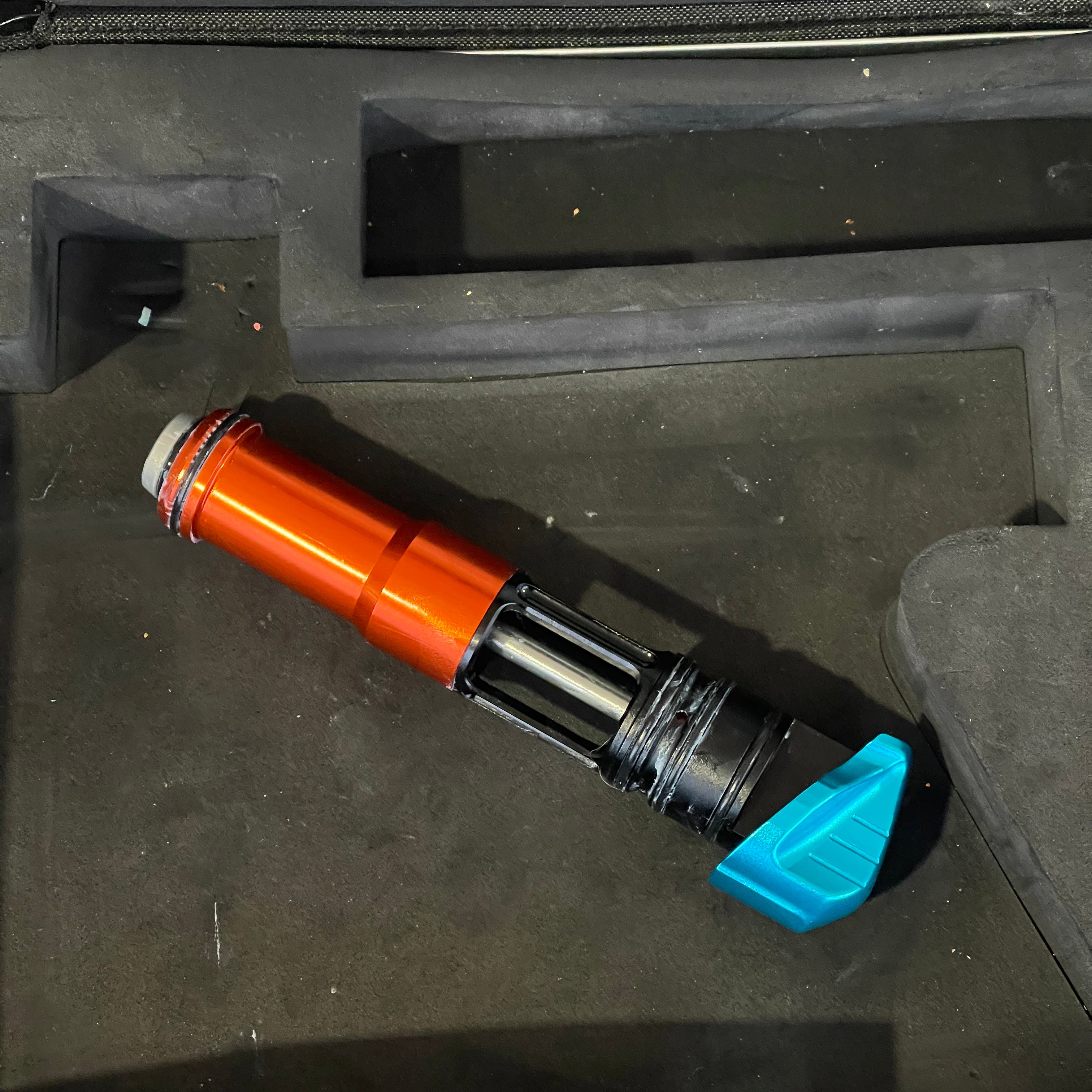 Used Planet Eclipse CS2 Pro Paintball Gun - Red/Teal