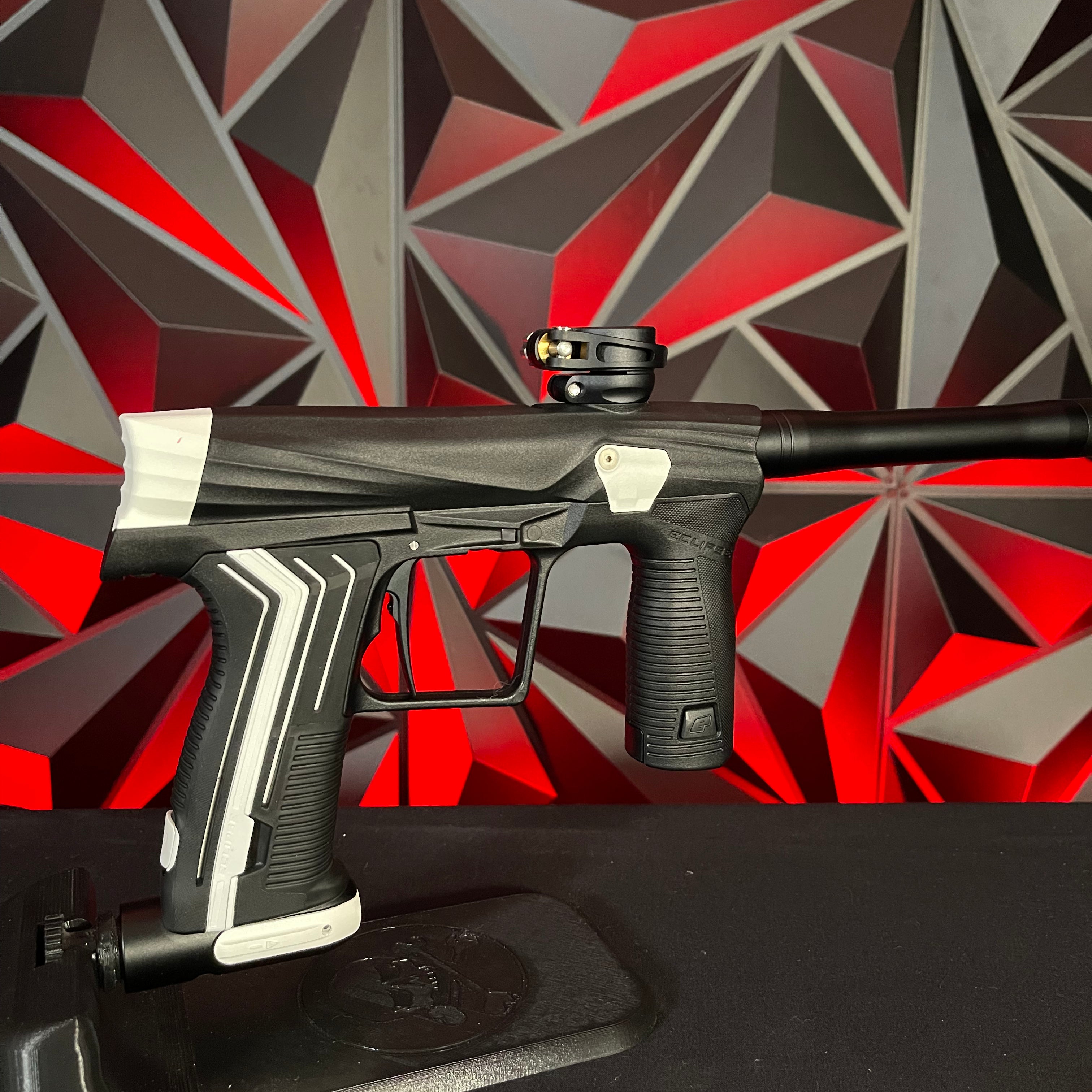 Used Planet Eclipse Etha3 Paintball Marker - Black w/ White CCU Kit + HK Army Exo Marker Case 2.0