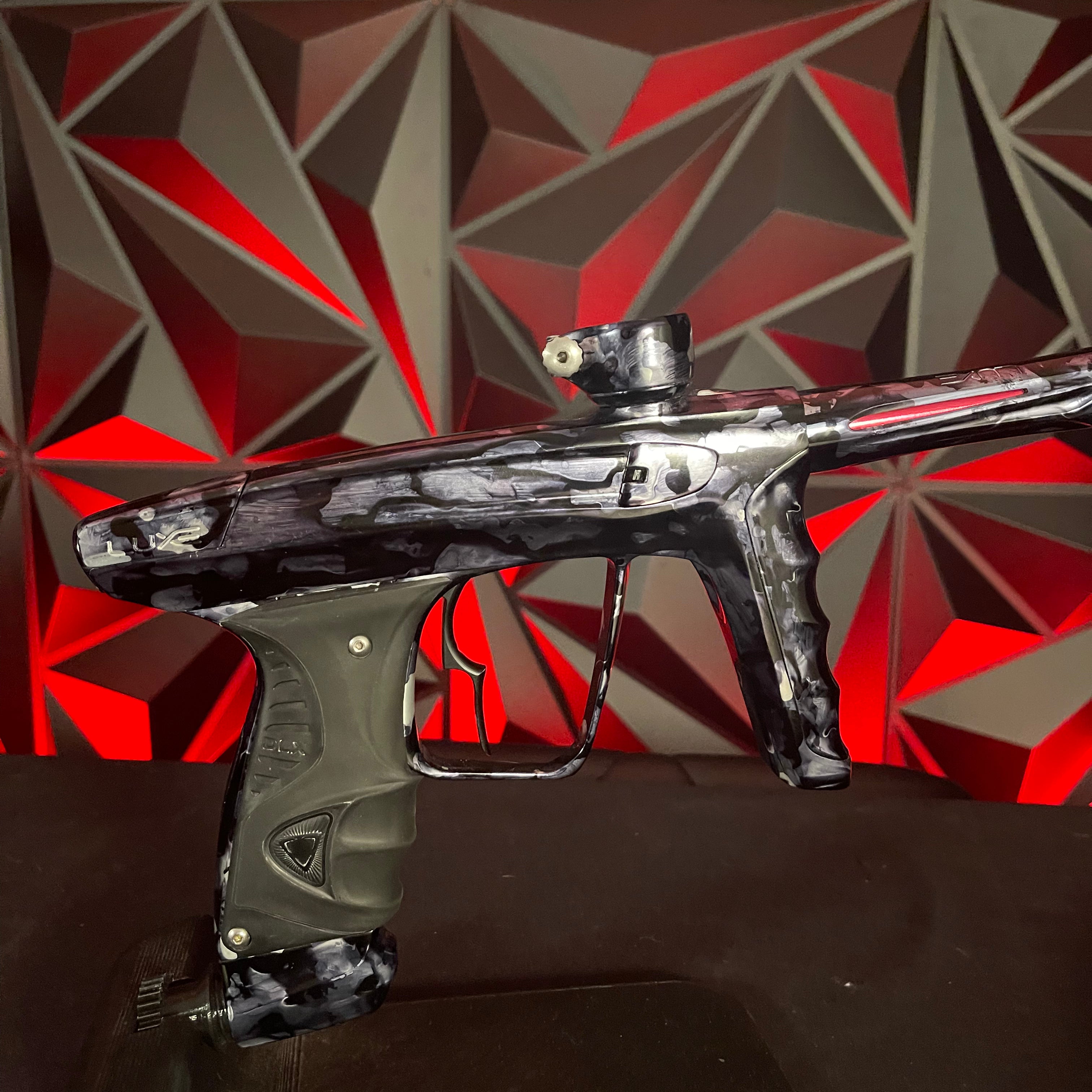 Used DLX Luxe X Paintball Gun - Grey Marble