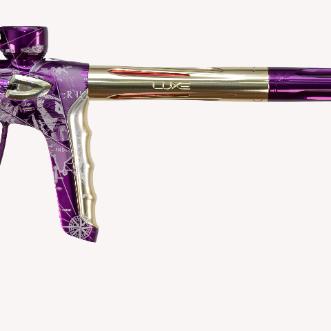DLX Luxe TM40 Paintball Gun - LE Commemorative Edition Purple/Gold MISPRINT