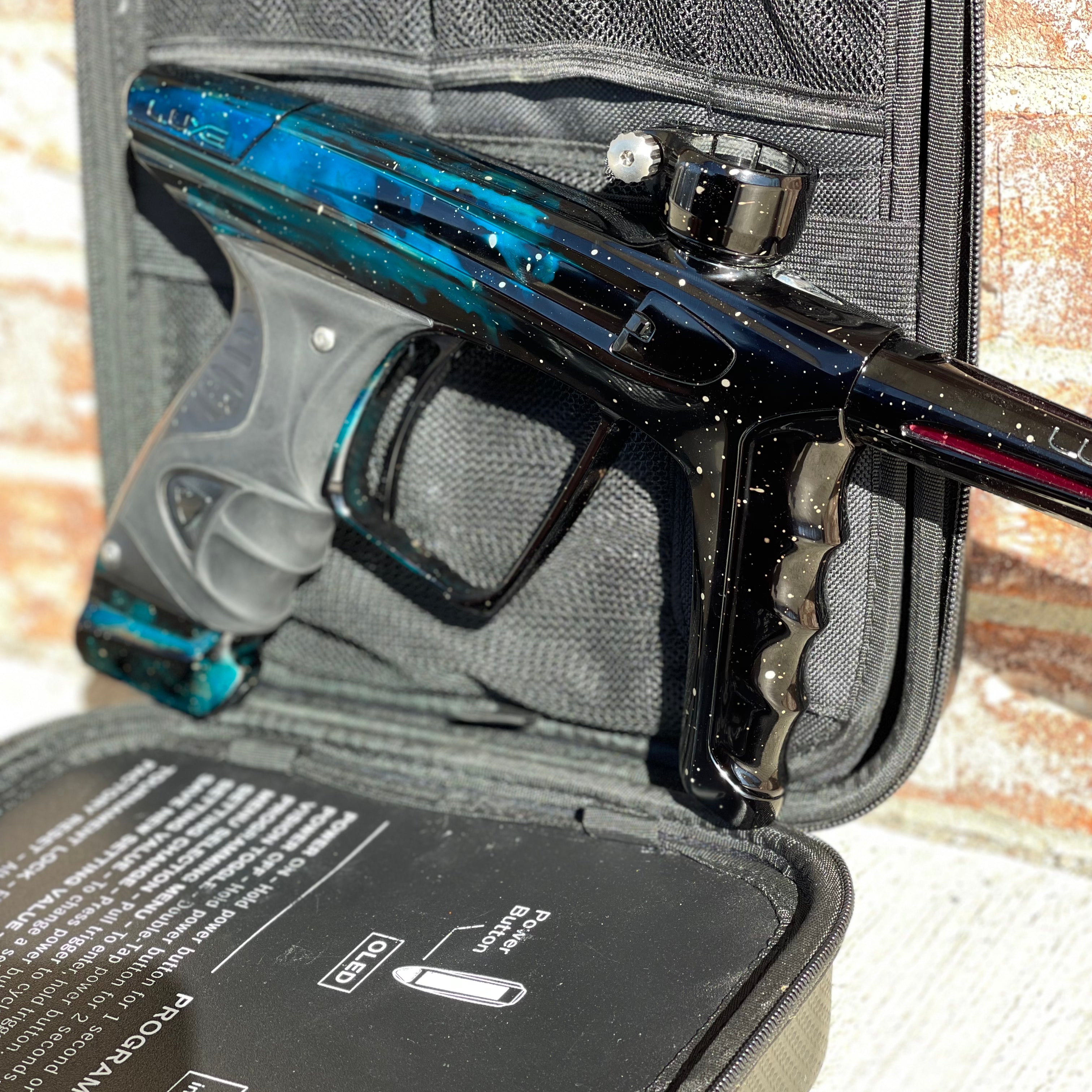 Used DLX Luxe X Paintball Gun - LE Gloss Galaxy Fade