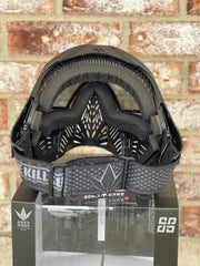 Used Bunker Kings CMD Paintball Mask - Pitch Black w/ Soft Goggle Bag