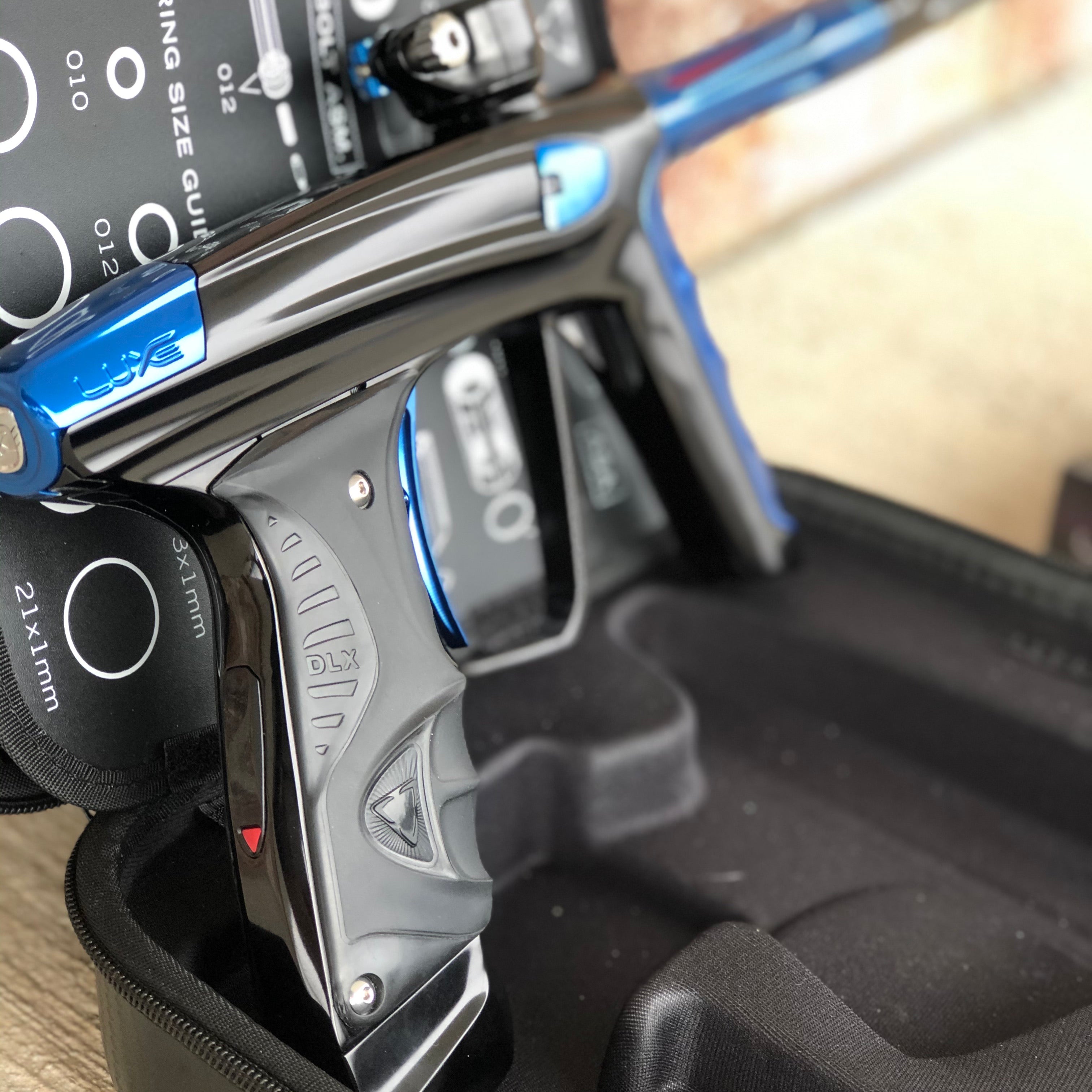 Used DLX Luxe X Paintball Gun - Gloss Black