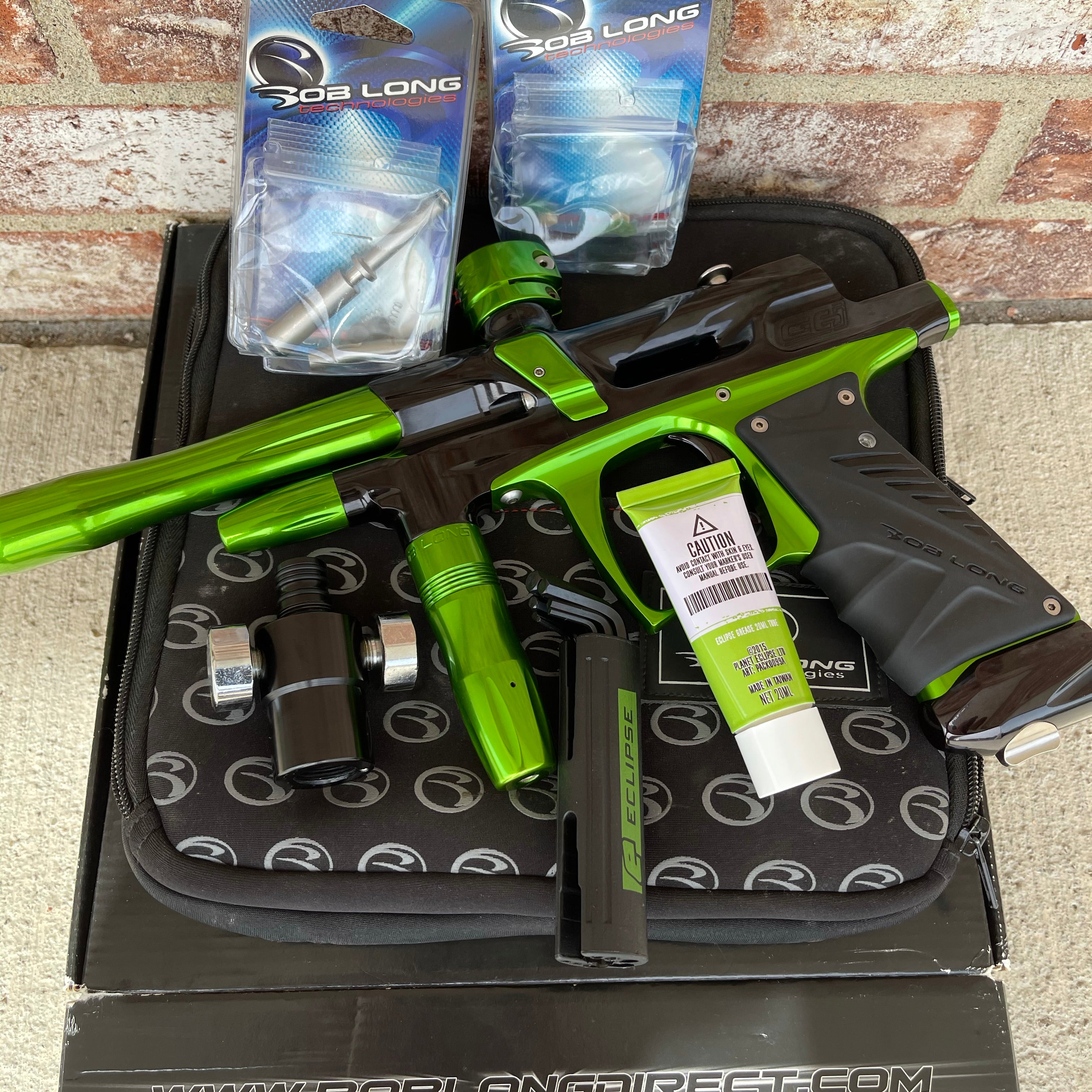 Used Bob Long 2K12 G6R Paintball Gun - Black / Green