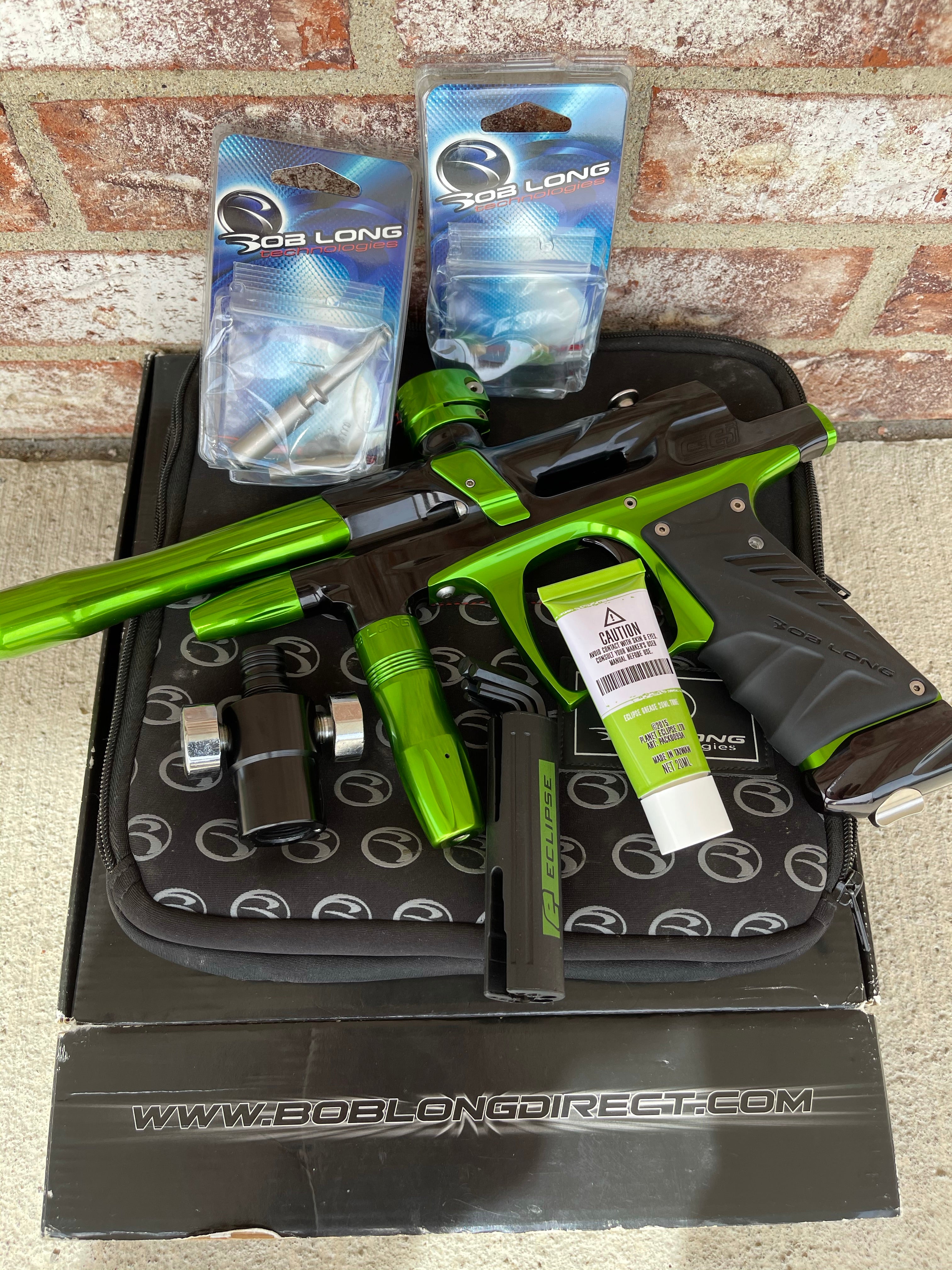 Used Bob Long 2K12 G6R Paintball Gun - Black / Green