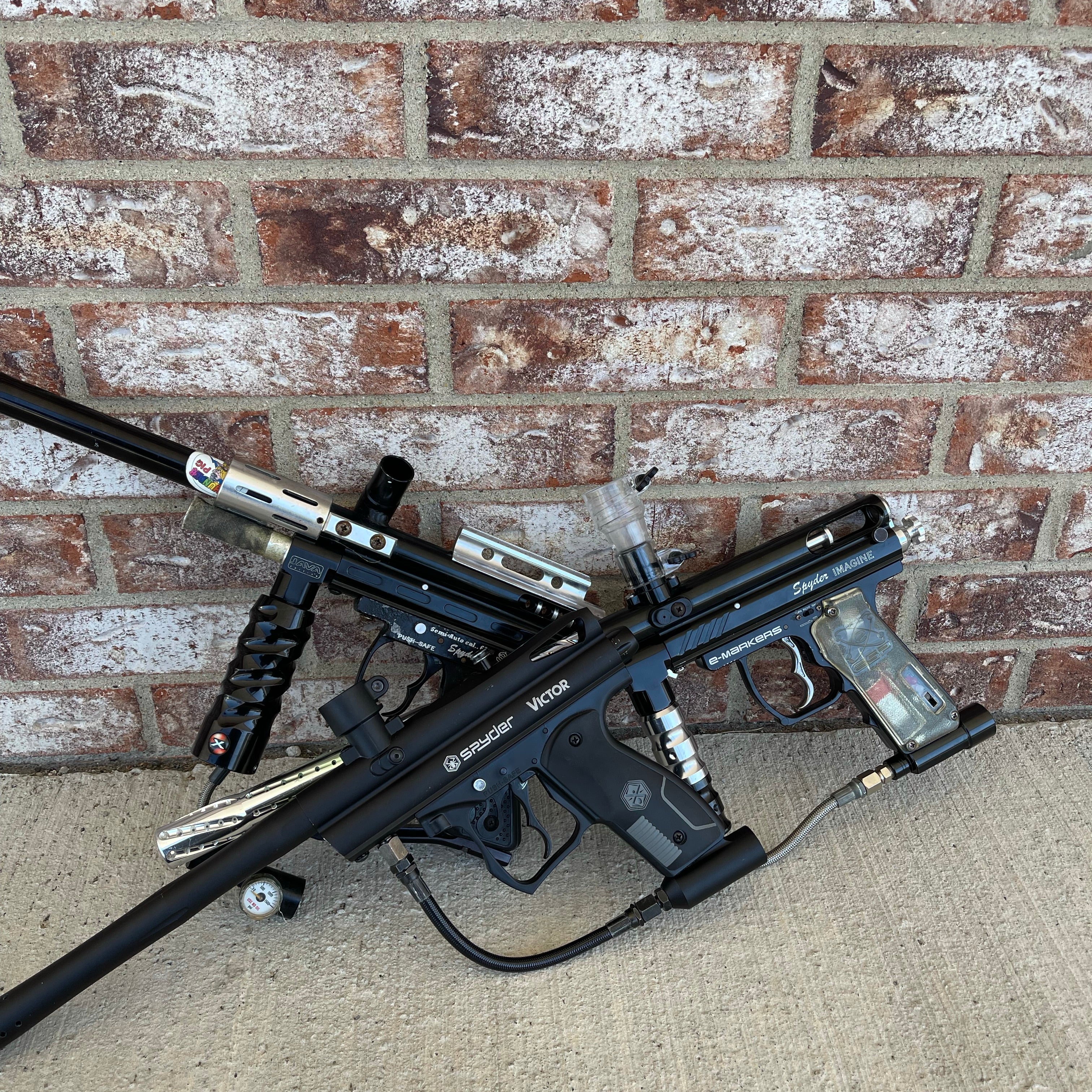 Used Spyder Paintball Gun - Lot of 3