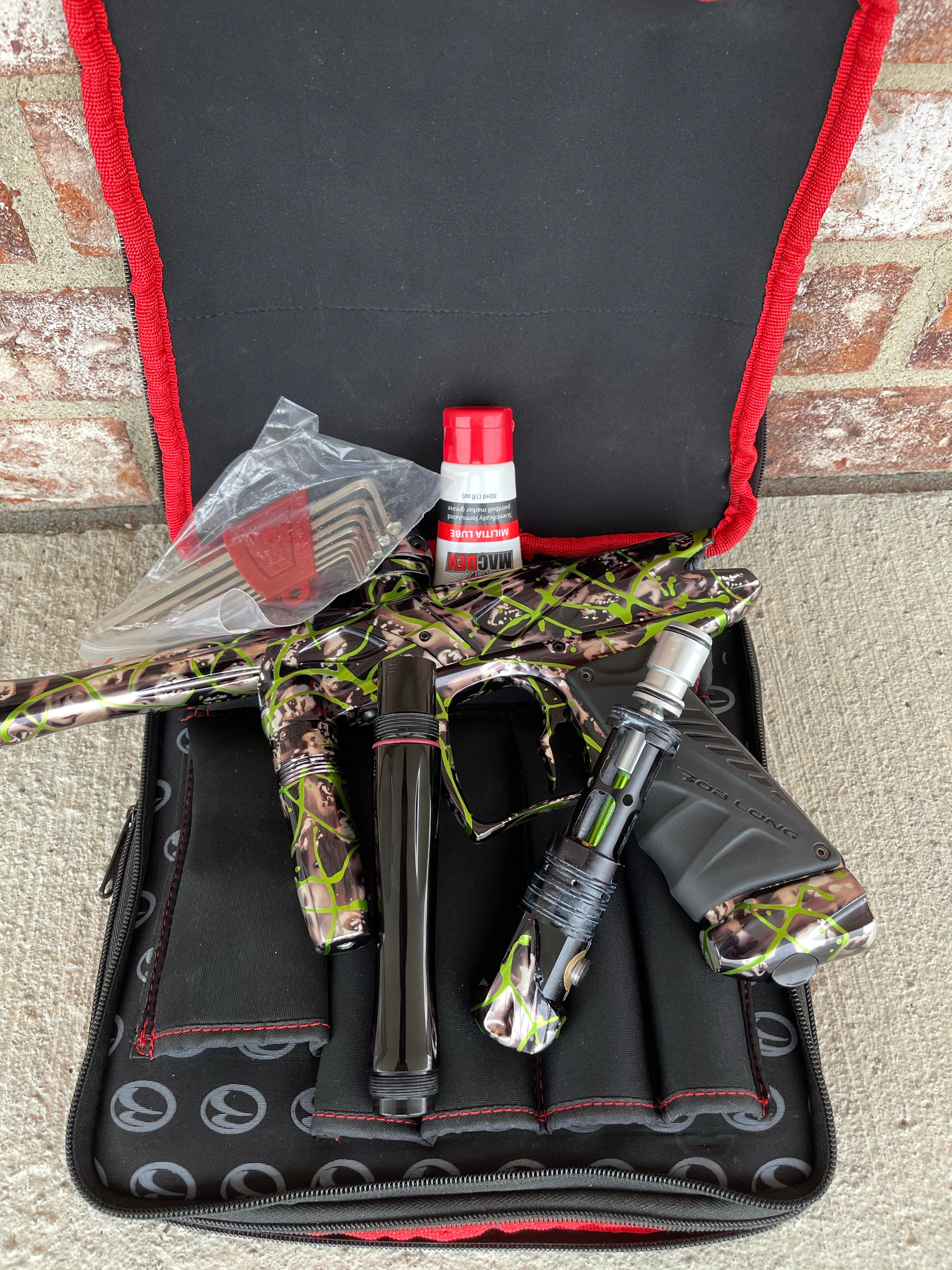 Used Bob Long Onslaught Paintball Gun - Slime Splash