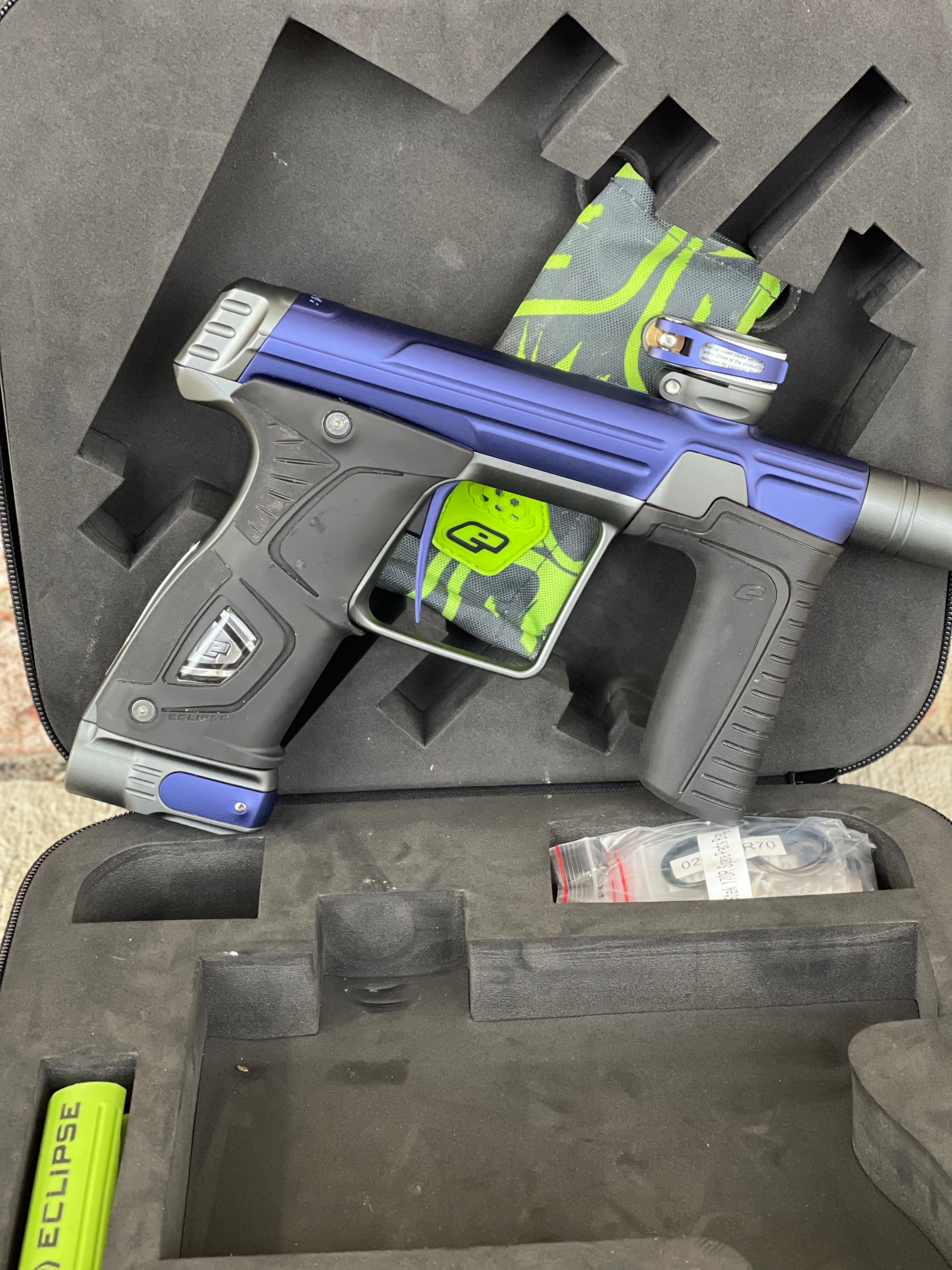 Used Planet Eclipse Gtek 170R Paintball Gun - Navy/Grey