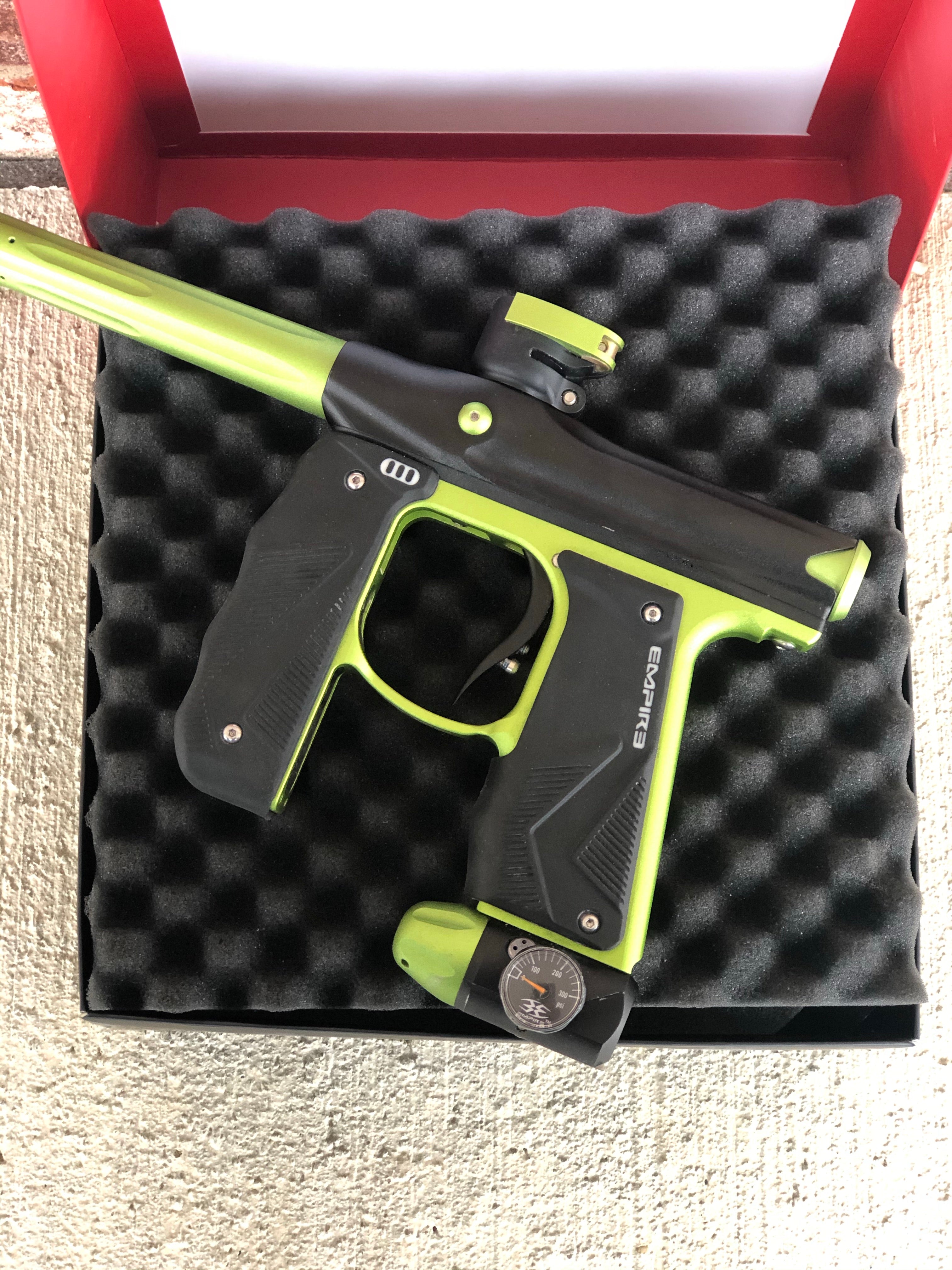 Used Empire Mini GS- Black w/ Lime w/ JJ Barrel