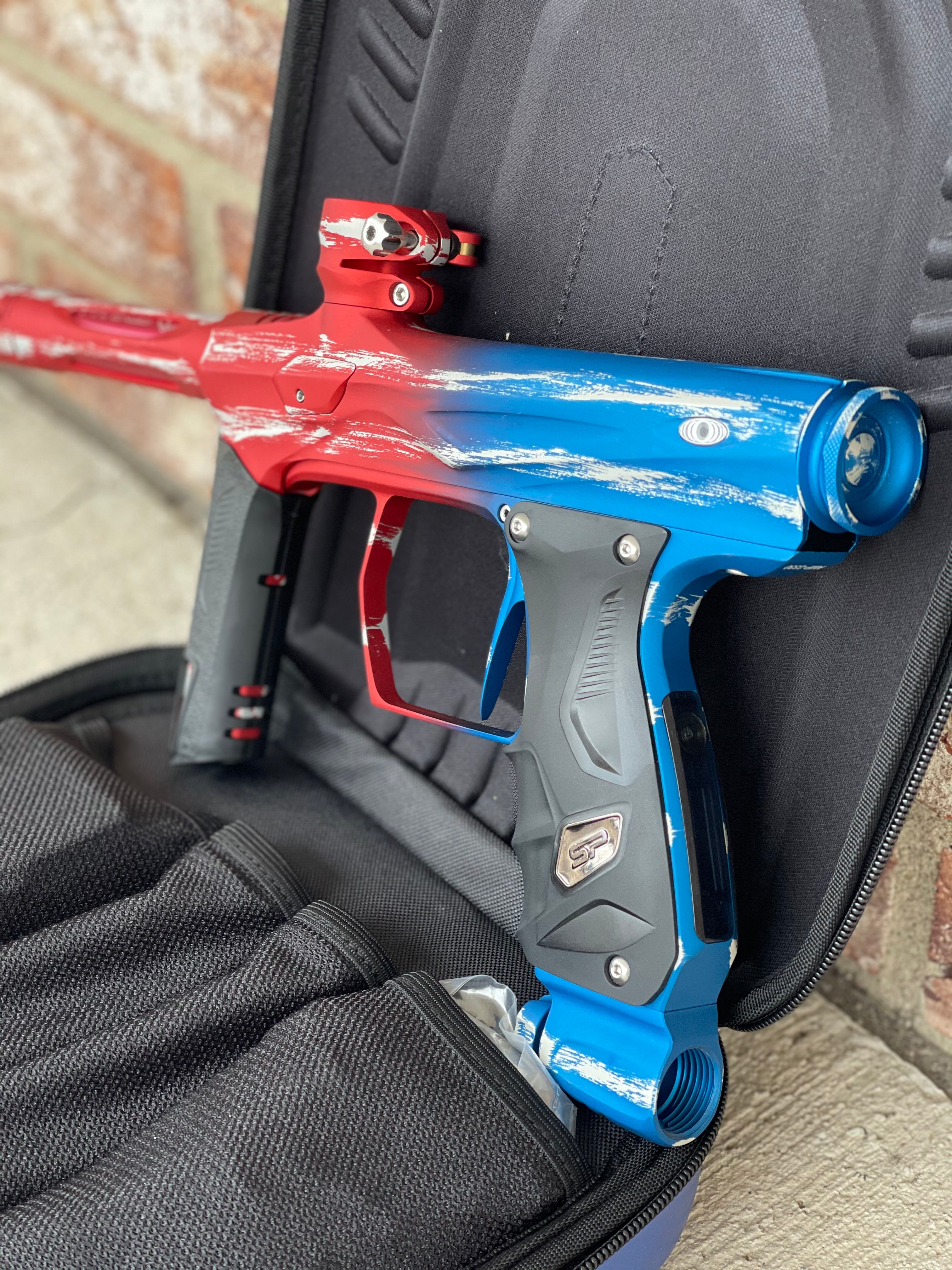 Used Shocker Amp Paintball Gun - LE Patriot