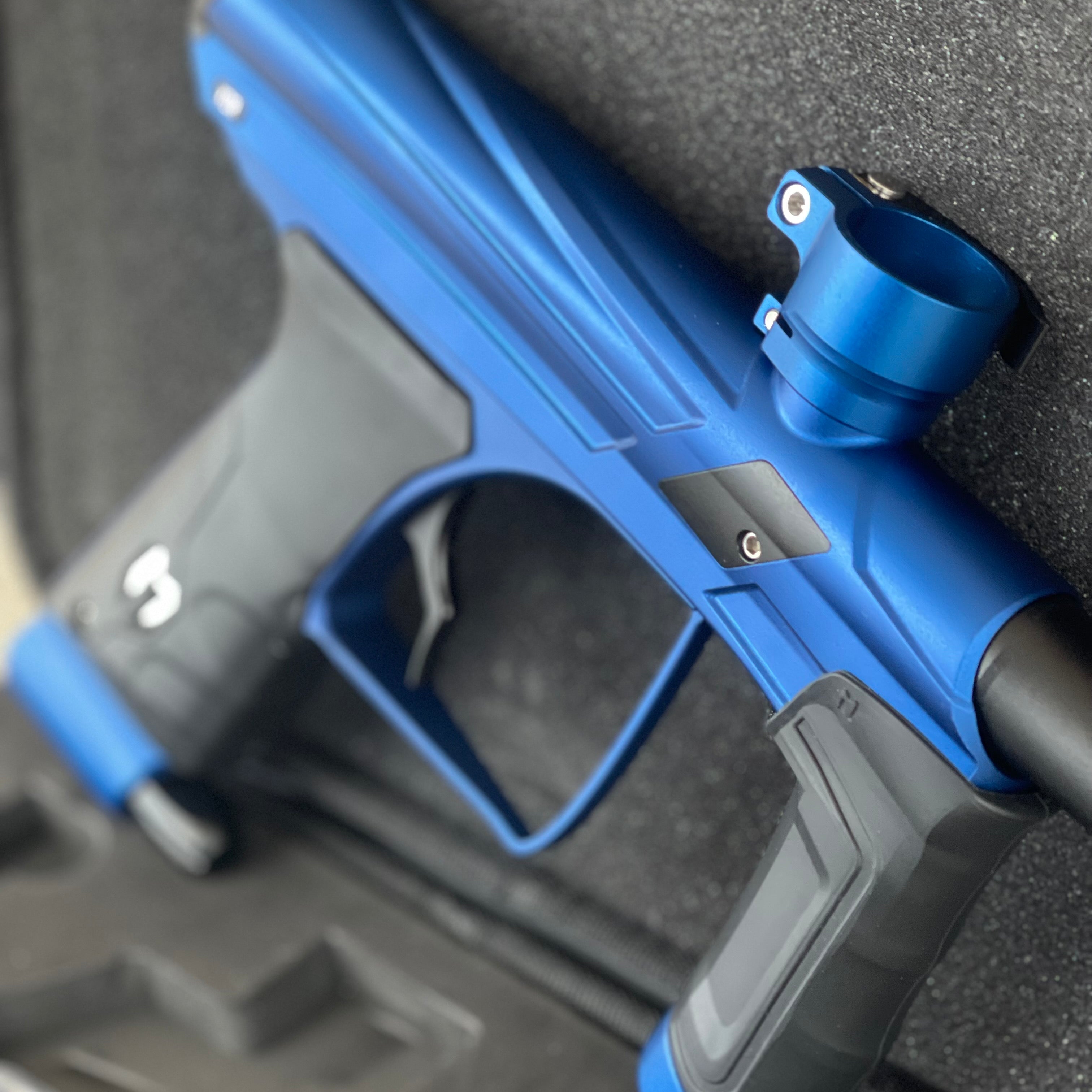 Used Macdev XDR Paintball Gun - Dust Blue with Mech Frame