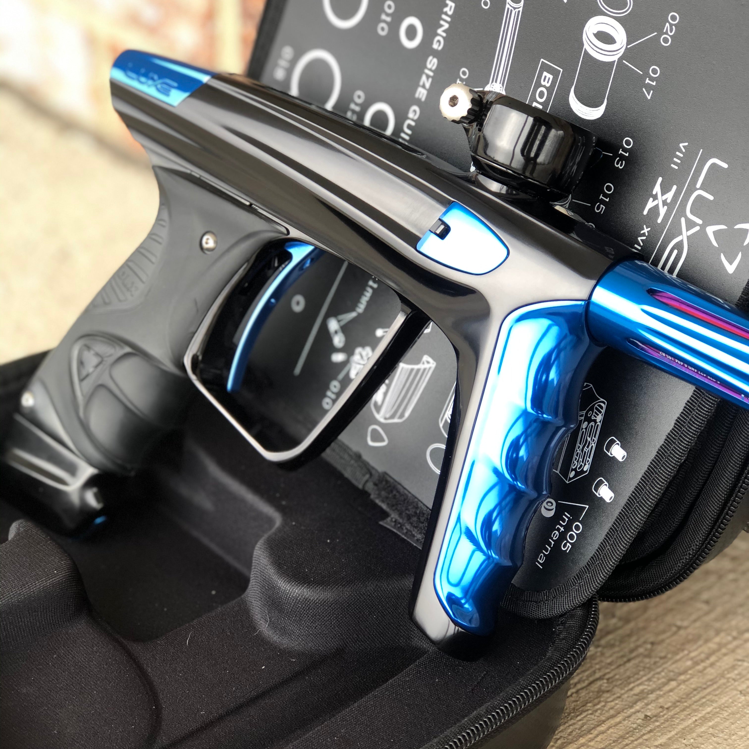 Used DLX Luxe X Paintball Gun - Gloss Black