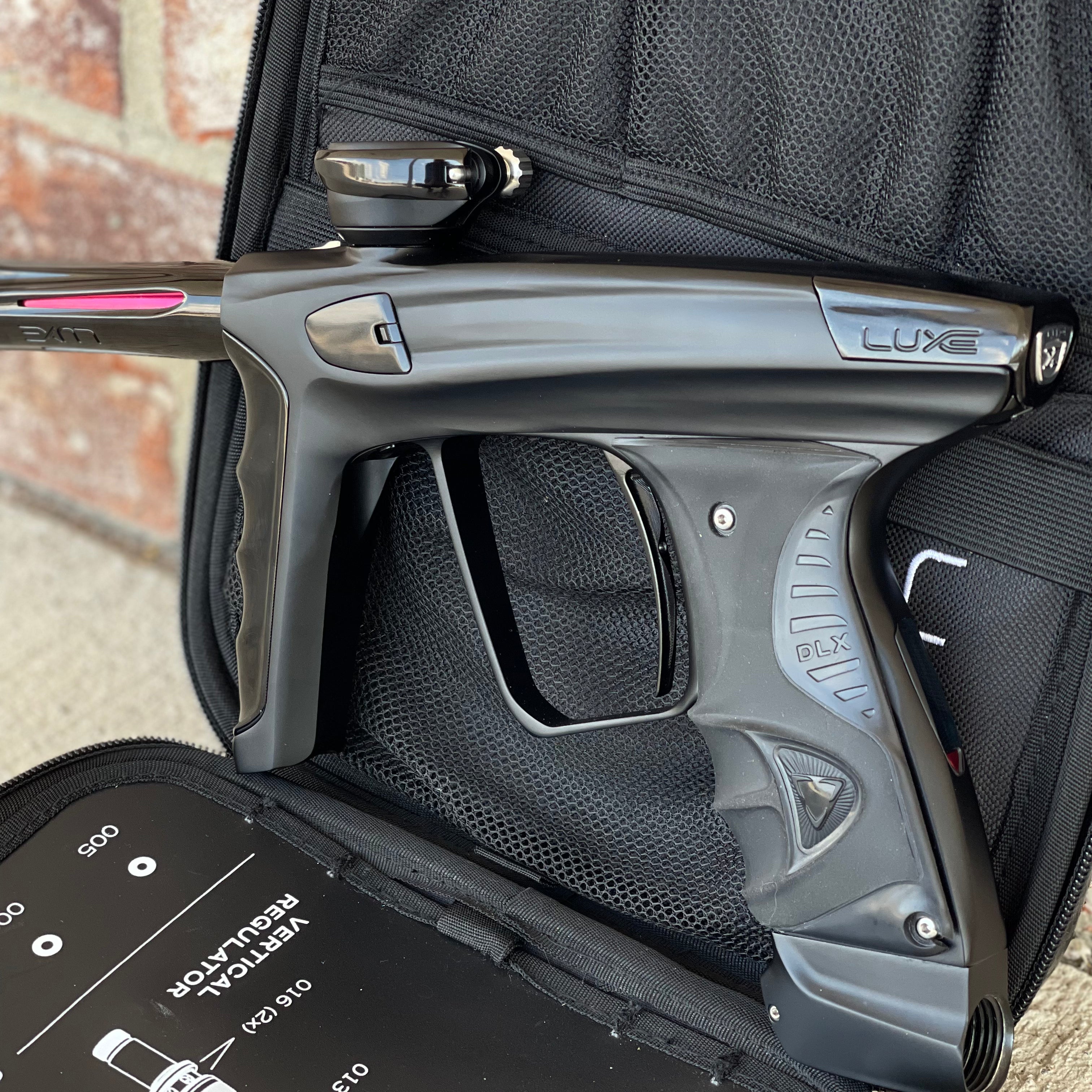 Used DLX Luxe X Paintball Gun - Dust Black