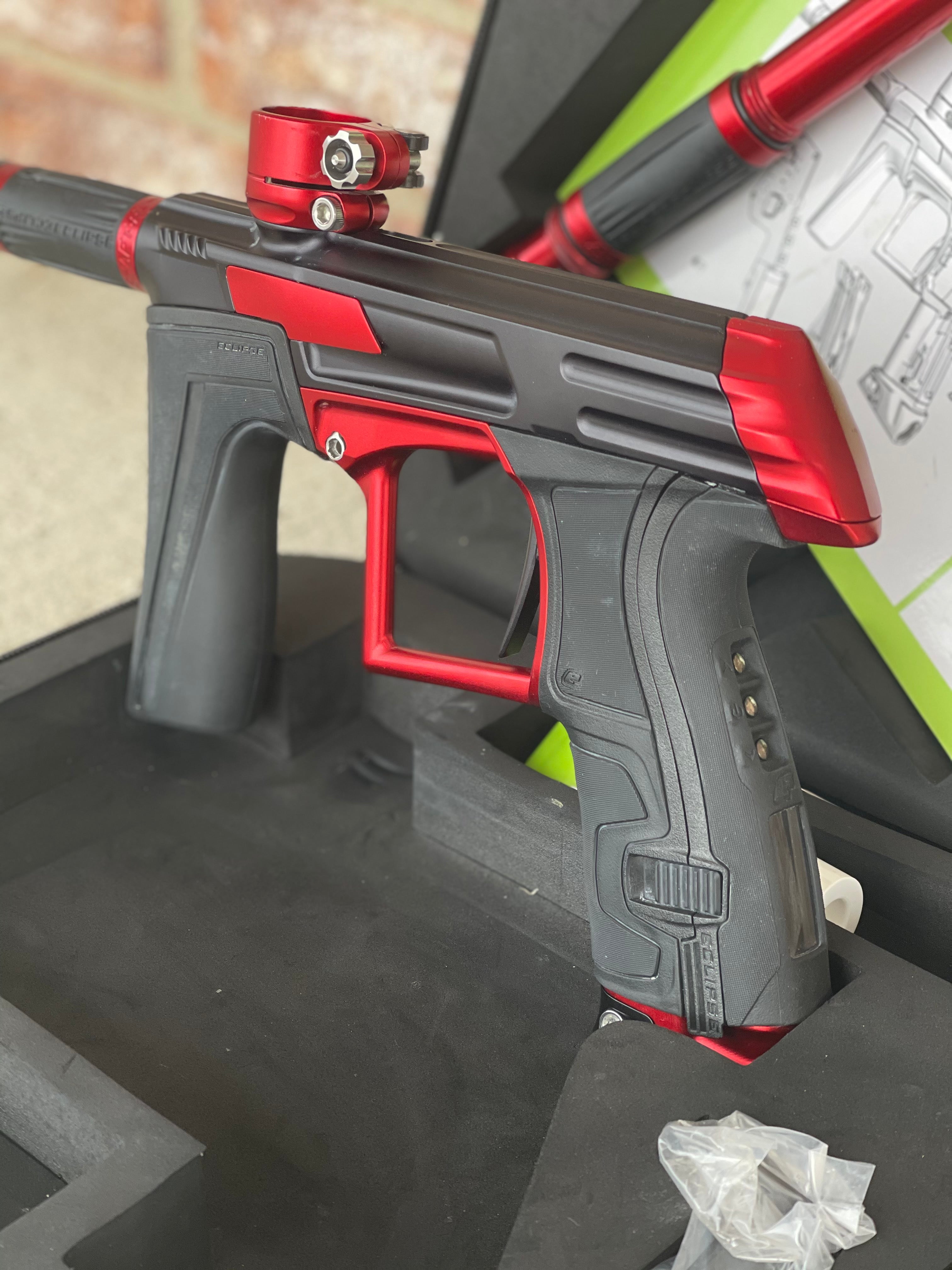 Used Planet Eclipse CS1.5 Paintball Gun - Black/Red