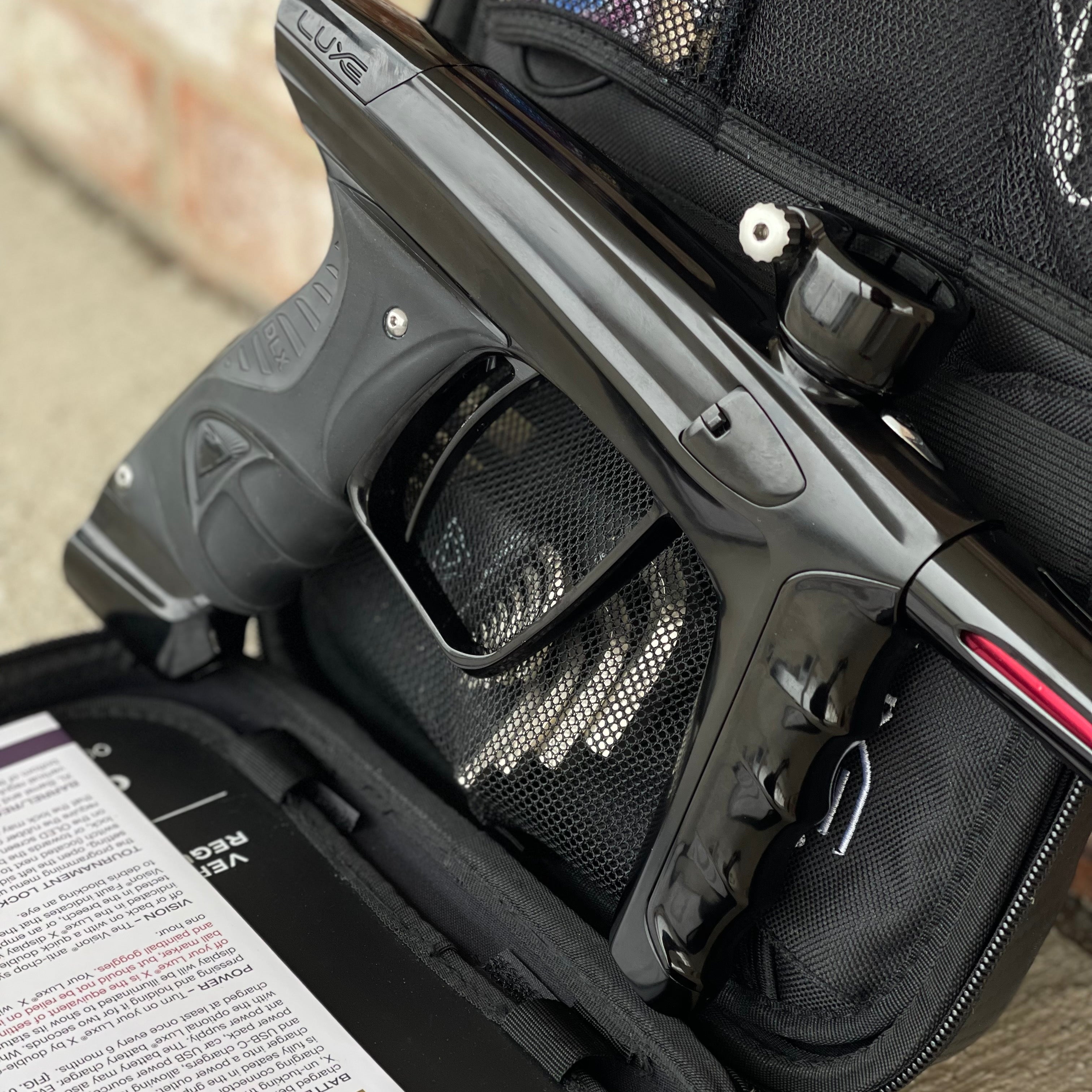Used DLX Luxe X Paintball Gun - Black