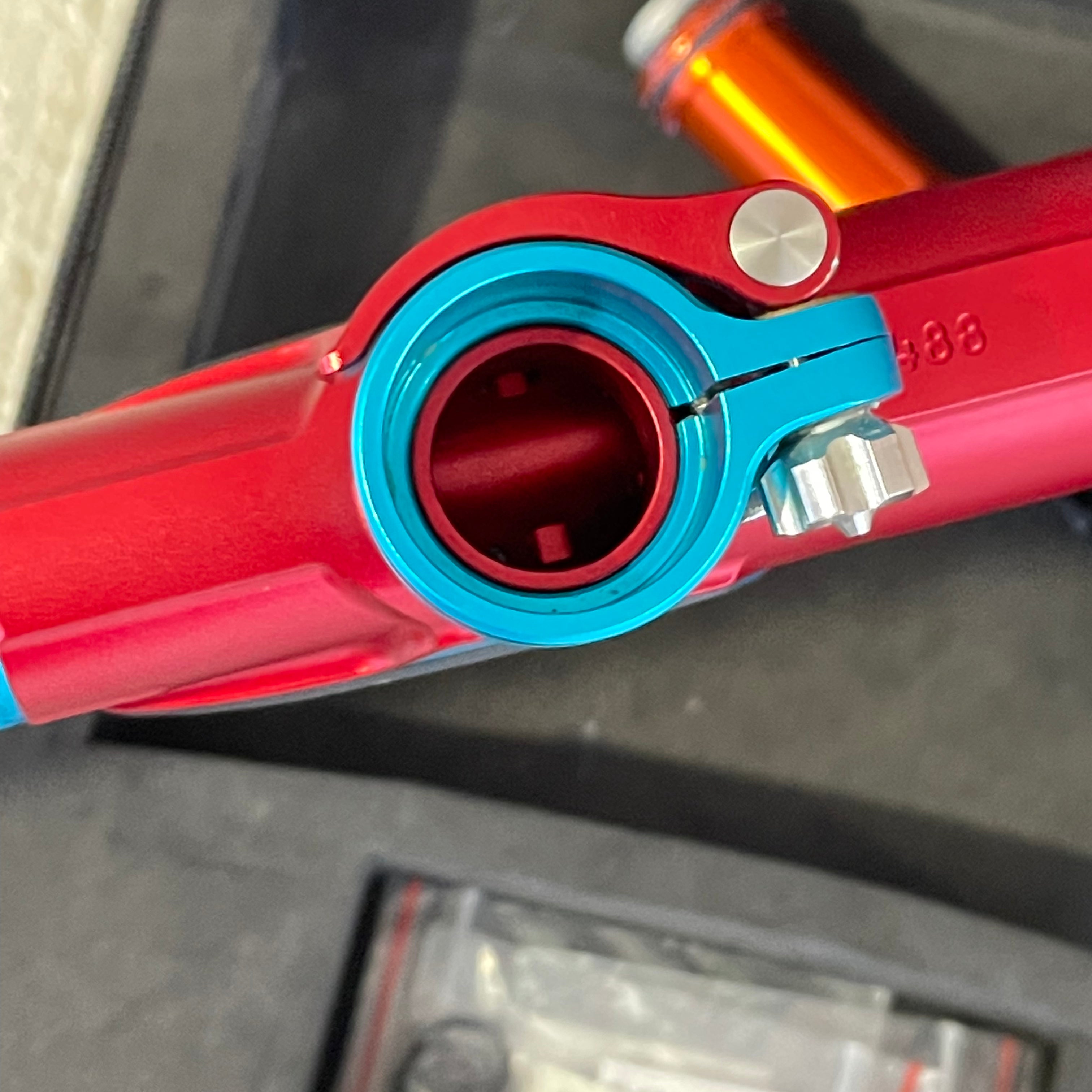 Used Planet Eclipse CS2 Pro Paintball Gun - Red/Teal