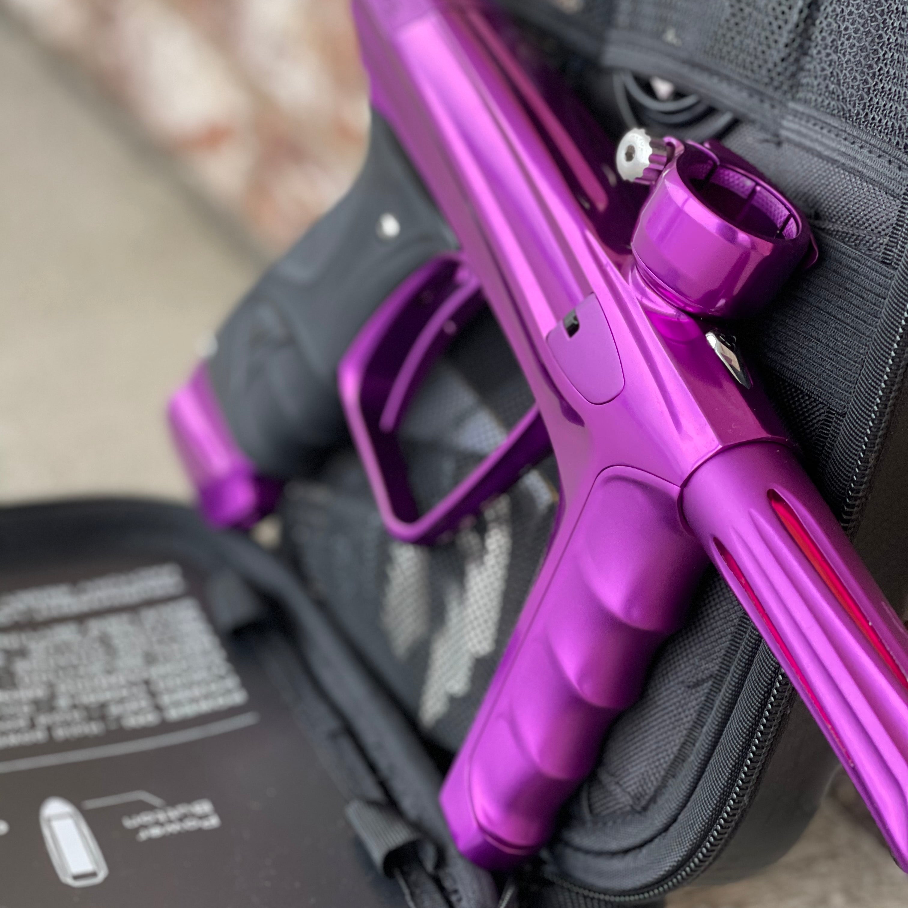 Used DLX Luxe X Paintball Gun - Gloss Purple / Dust Purple