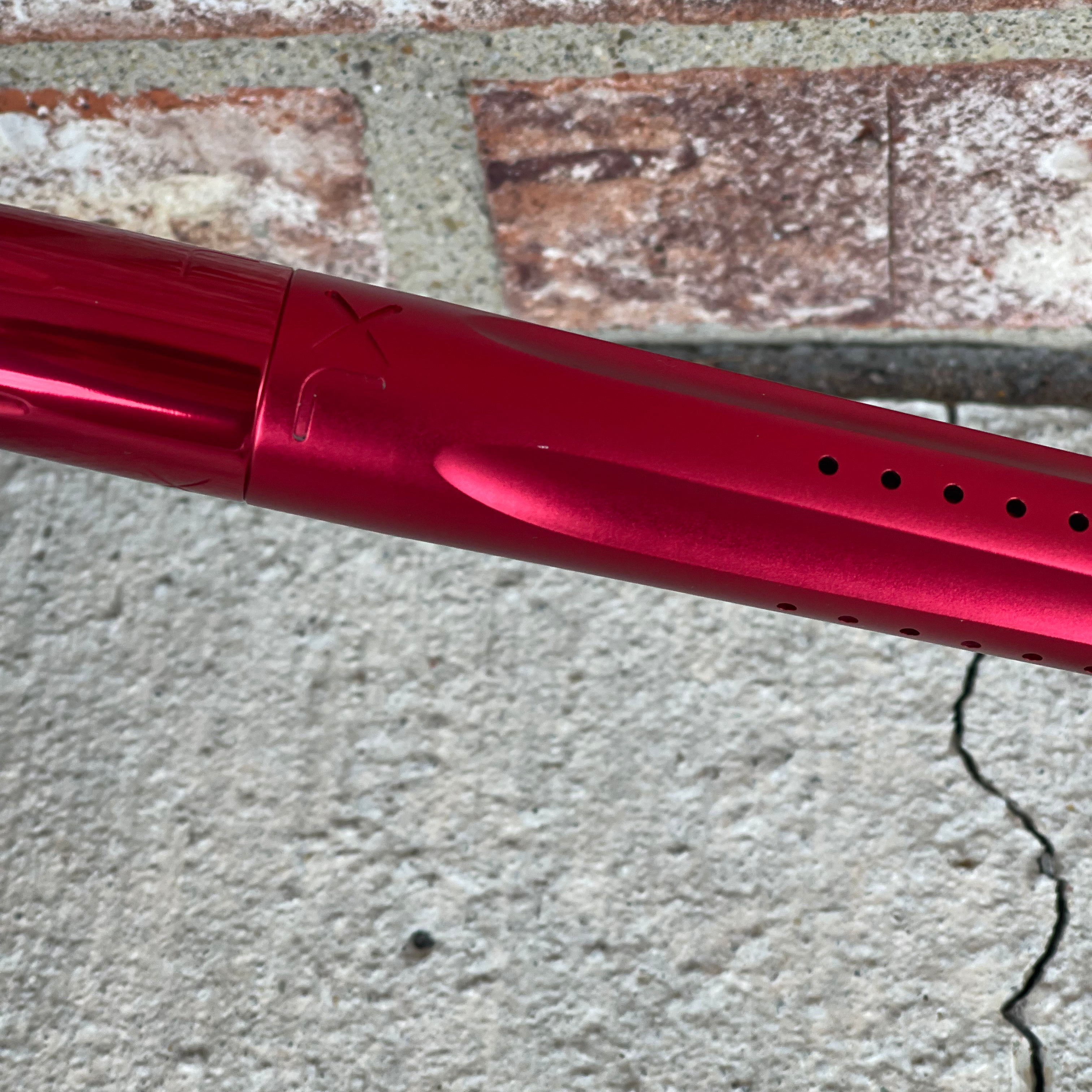Used DLX Luxe TM40 Paintball Gun - Dust Red / Gloss Red