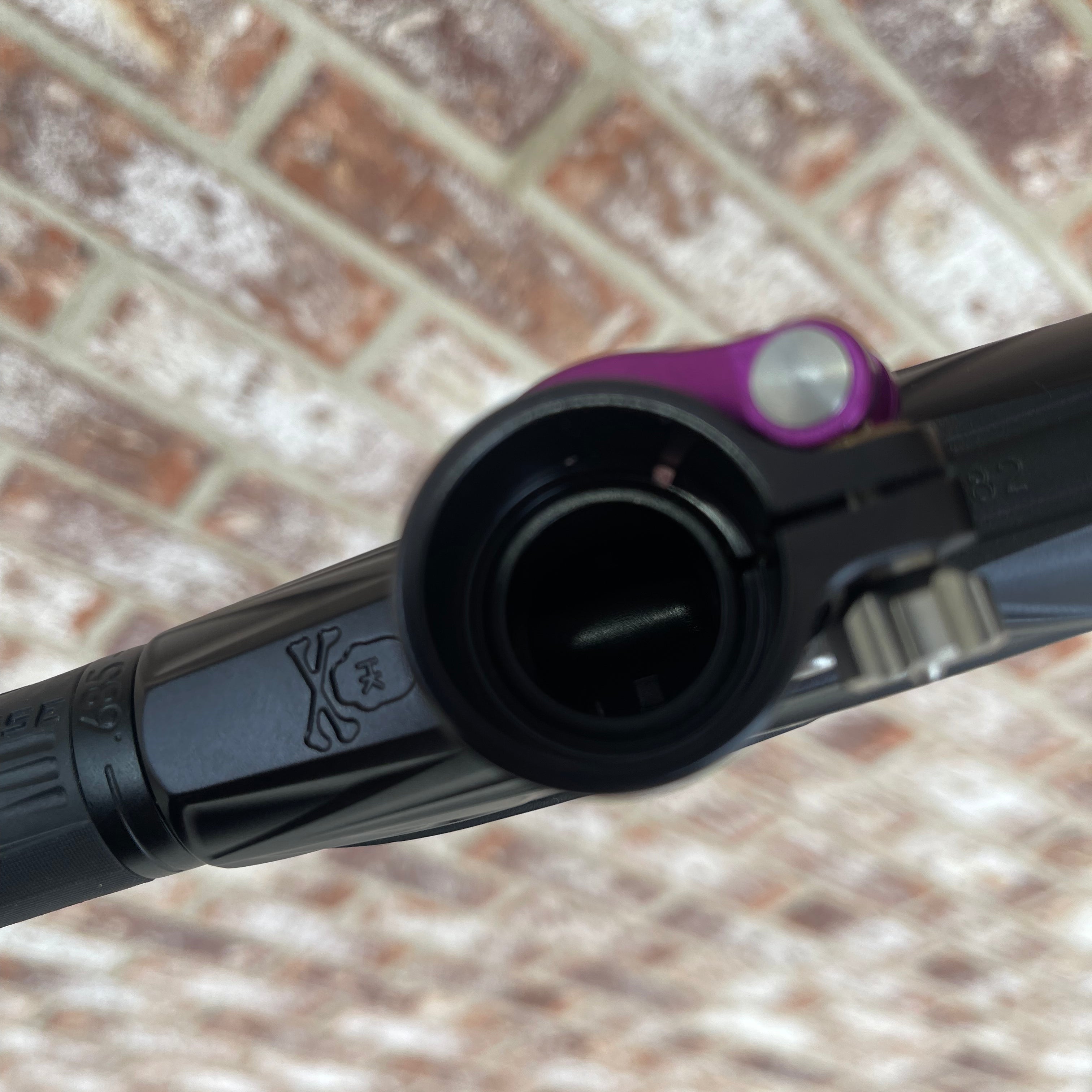 Used Planet Eclipse/HK Army CS2 Pro Invader Paintball Gun - Black/Purple w/ 3 FL Backs