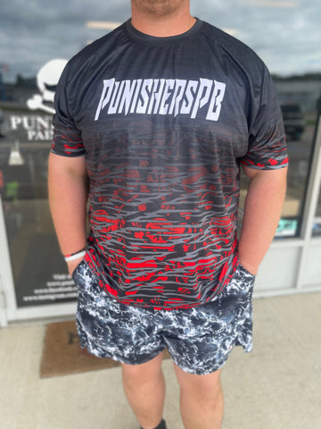 Punisherspb.com "Snakestripe Fade" Custom Tech Tee Dri Fit - Large