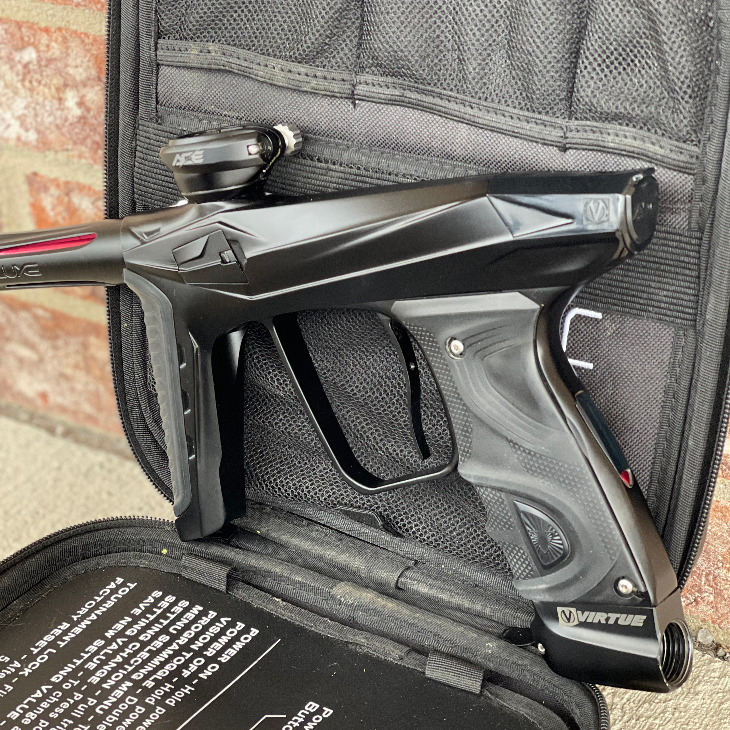 Used Virtue Luxe Ace Paintball Gun - Dust Black