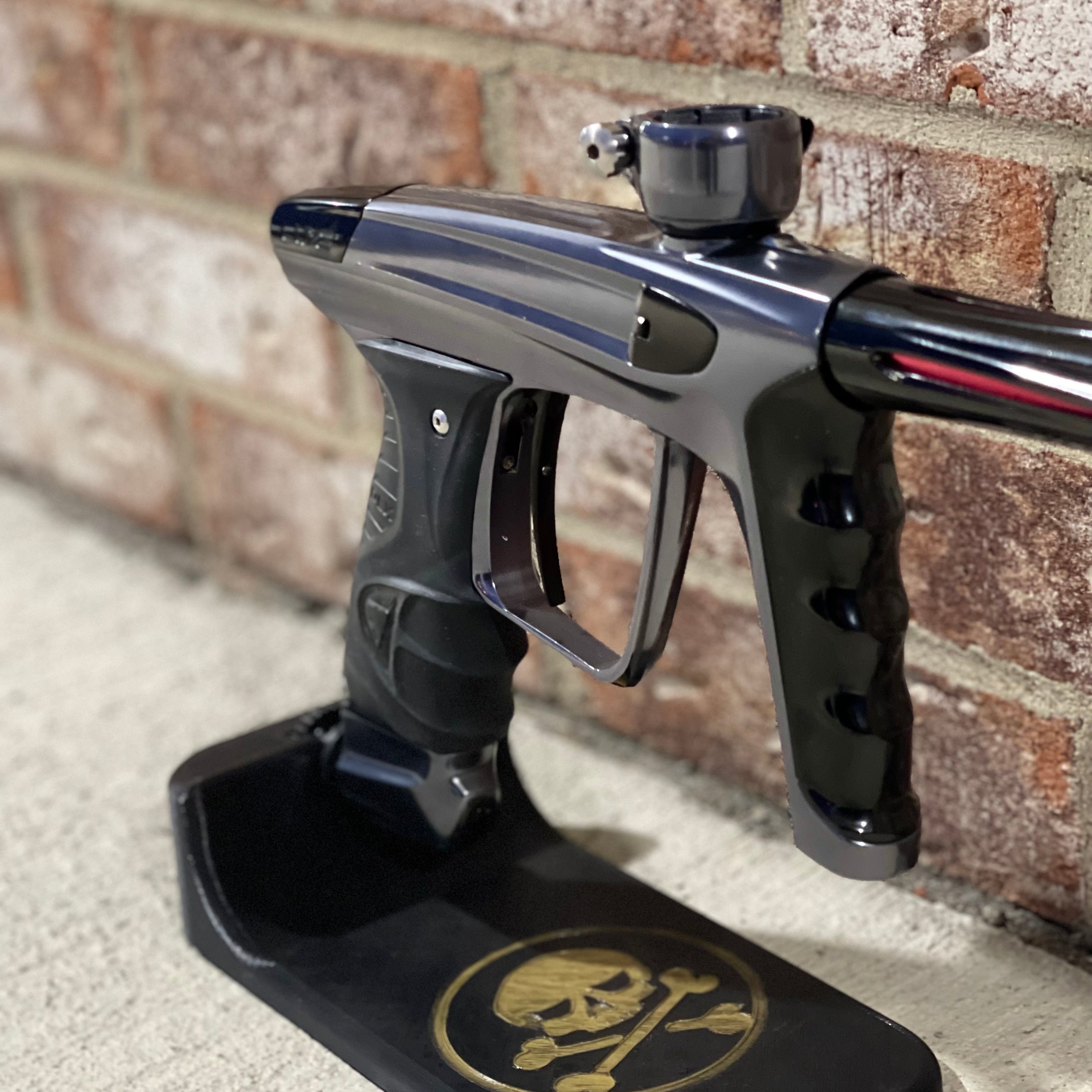 Used DLX Luxe X Paintball Gun - Pewter / Black