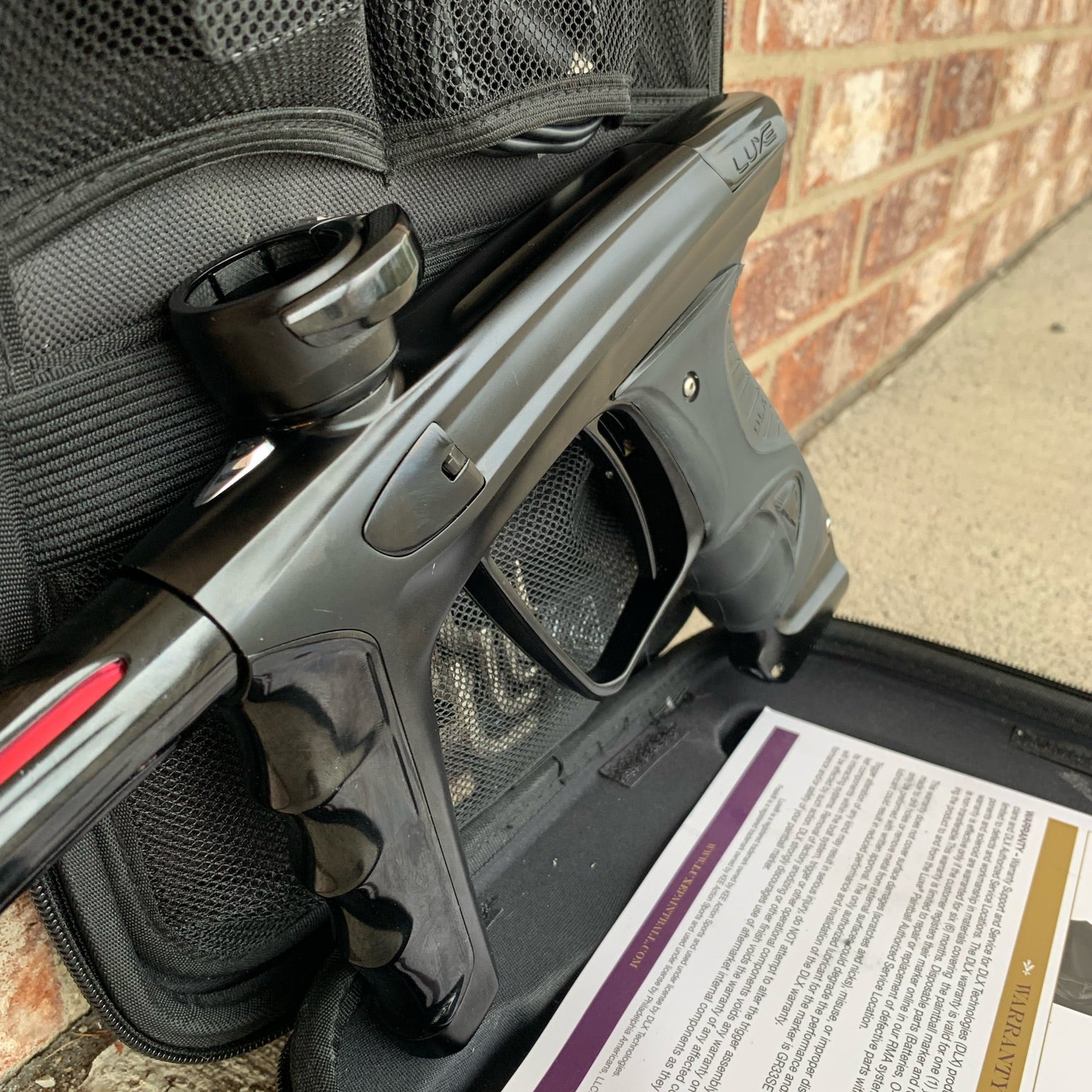 Used DLX Luxe X Paintball Gun - Black