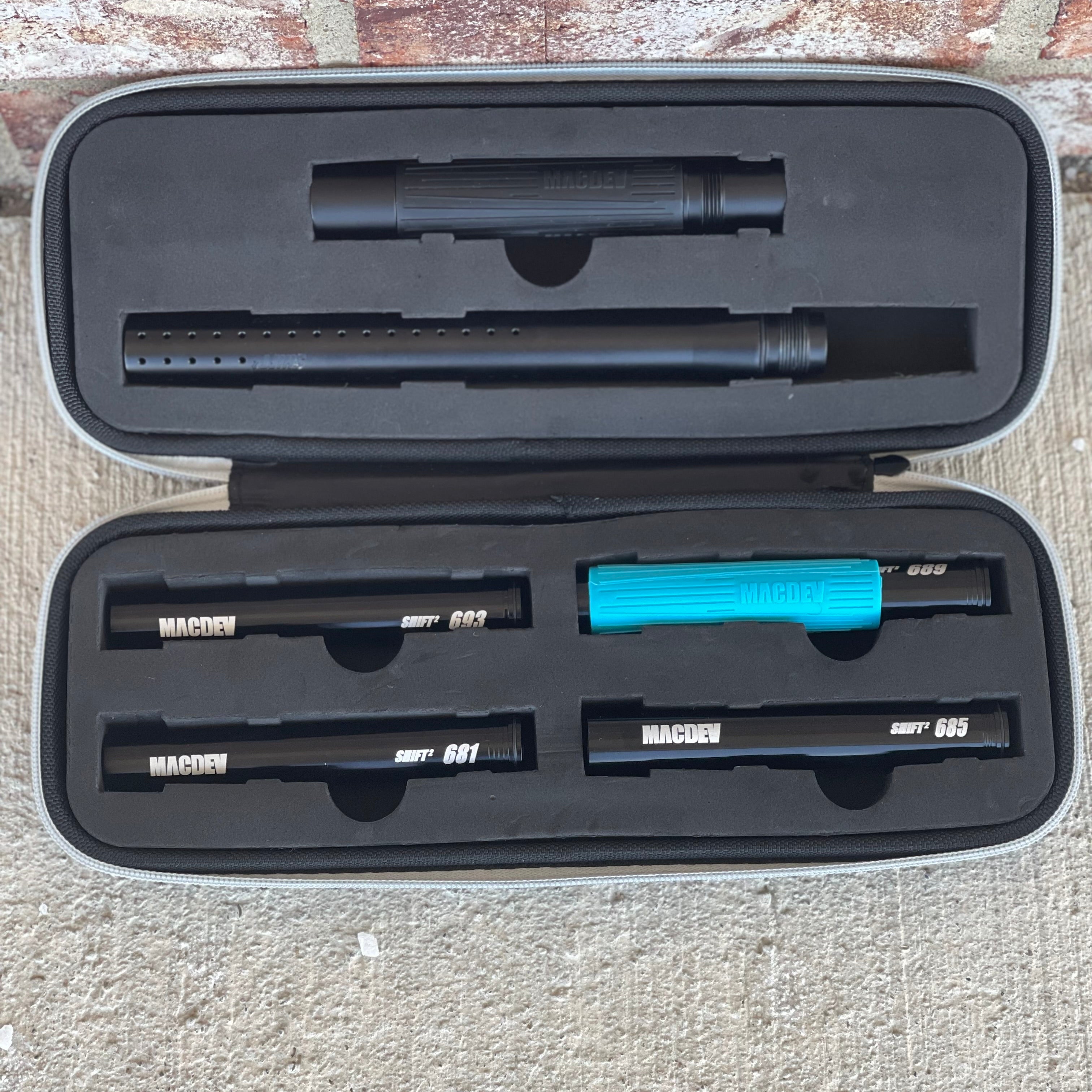 Used MacDev Shift 2 Barrel Kit - Aluminum w/ 2 rubber barrel grips