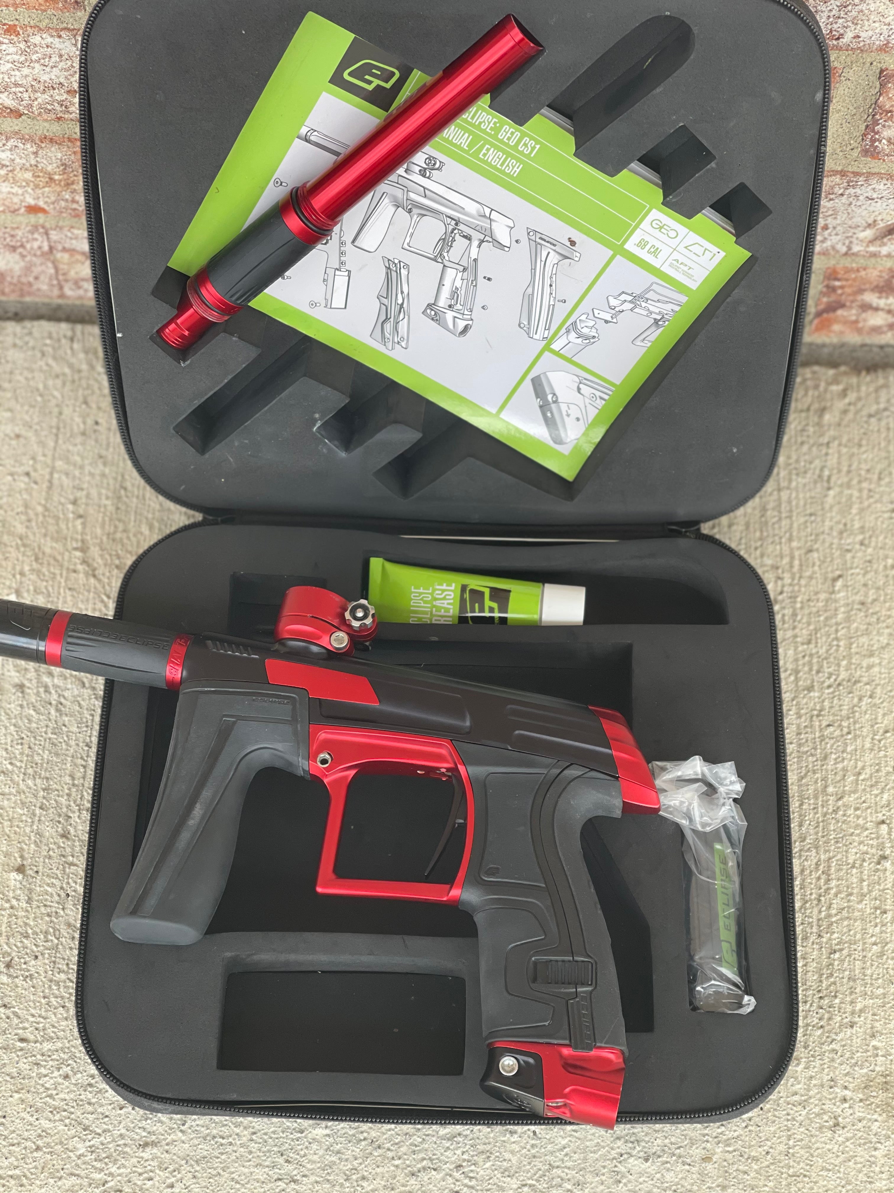 Used Planet Eclipse CS1.5 Paintball Gun - Black/Red