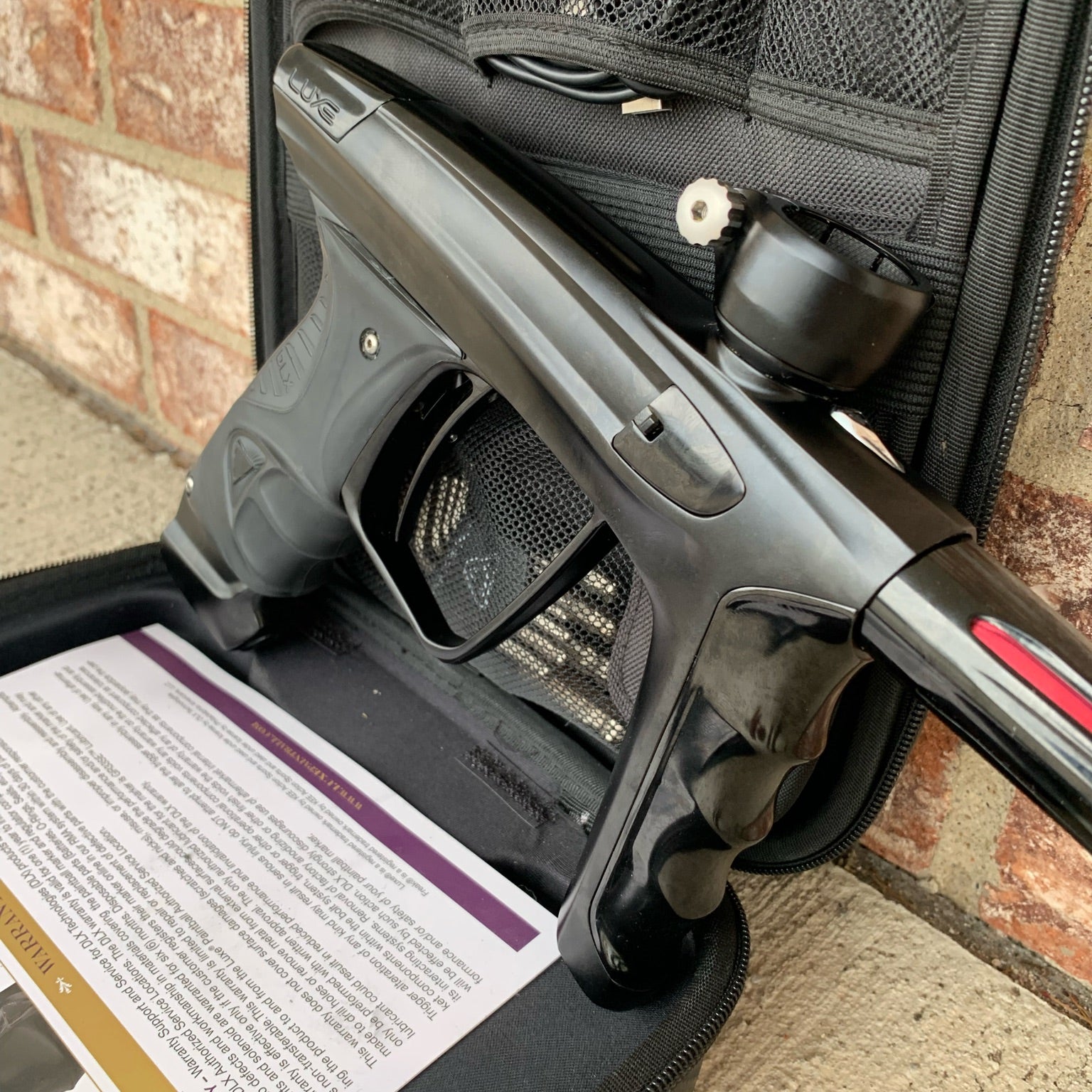 Used DLX Luxe X Paintball Gun - Black