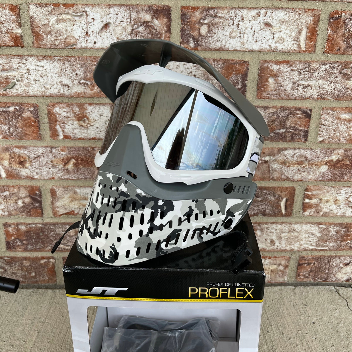 Masque De Paintball JT ProFlex Pro-Flex LE Thermique - Monture Grise Marbrée, Taille Unique