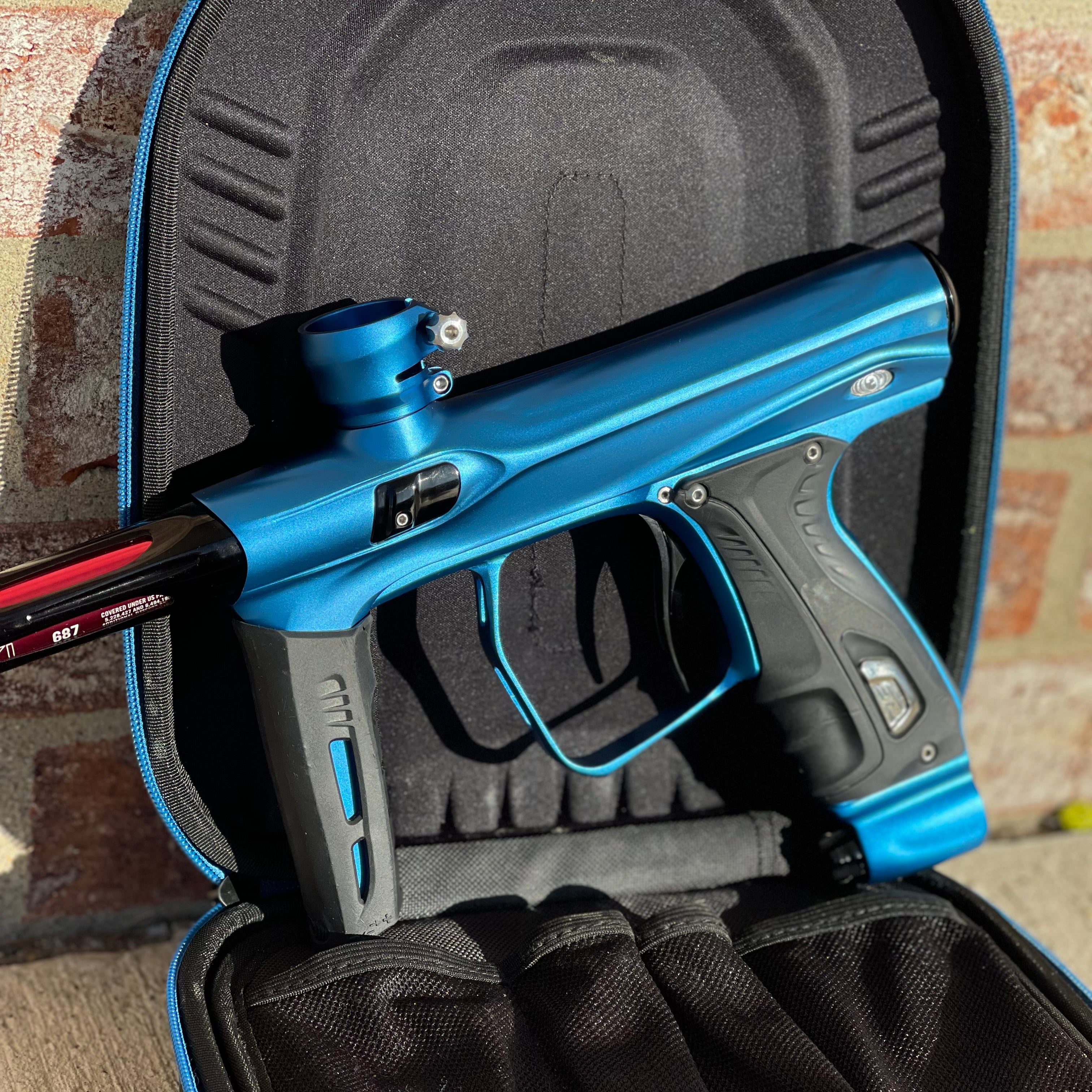 Used Shocker XLS Paintball Gun - Blue/Black