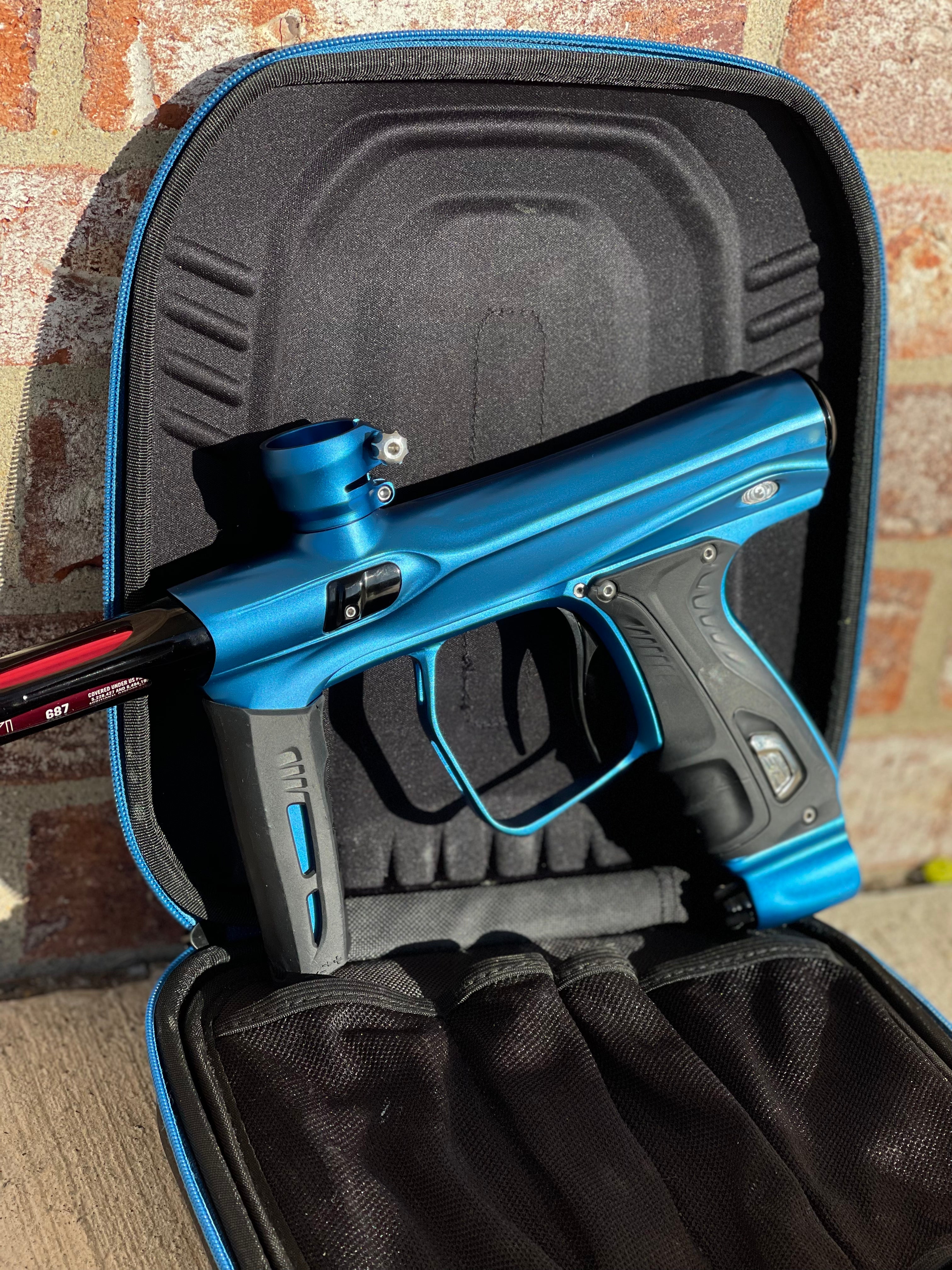 Used Shocker XLS Paintball Gun - Blue/Black