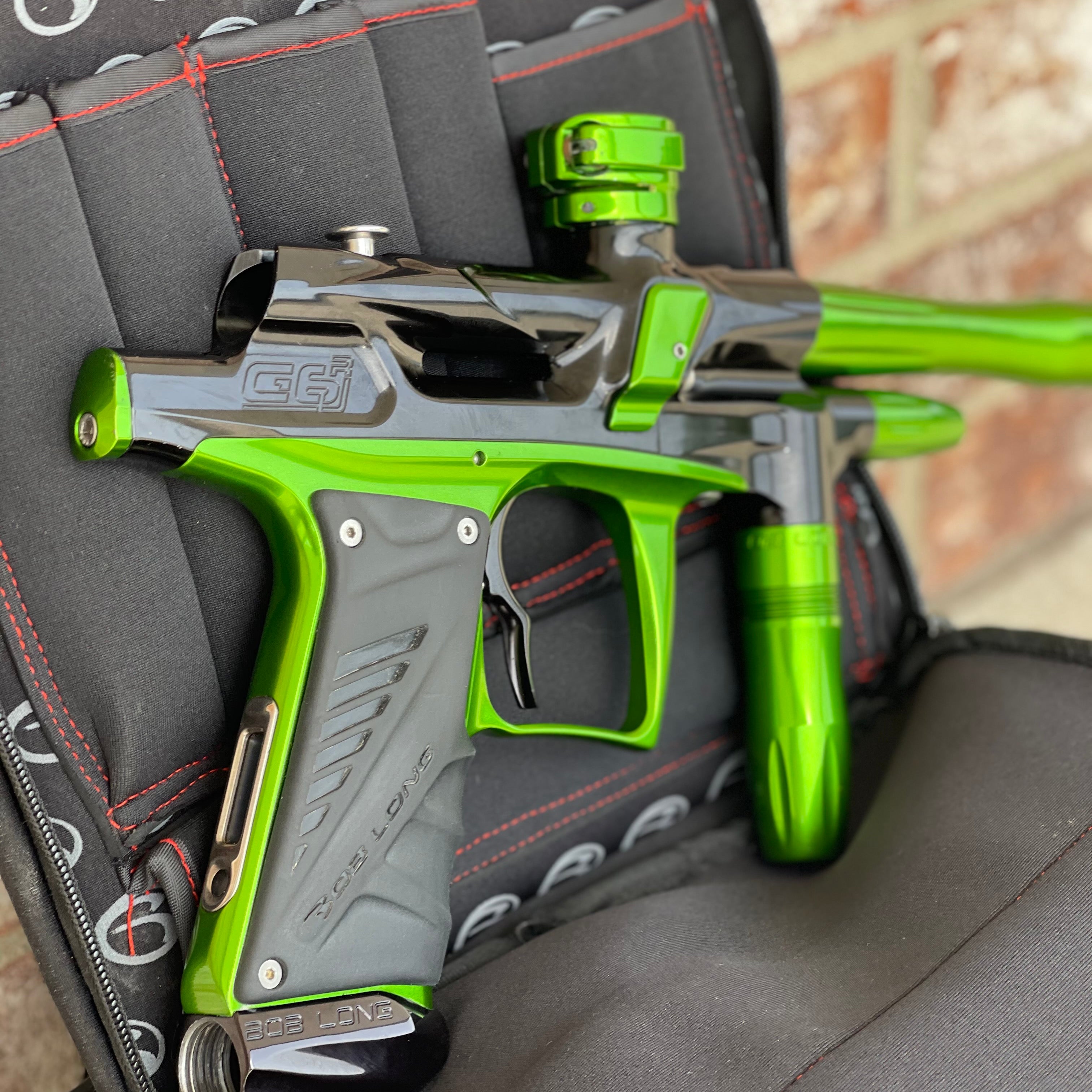 Used Bob Long 2K12 G6R Paintball Gun - Black / Green